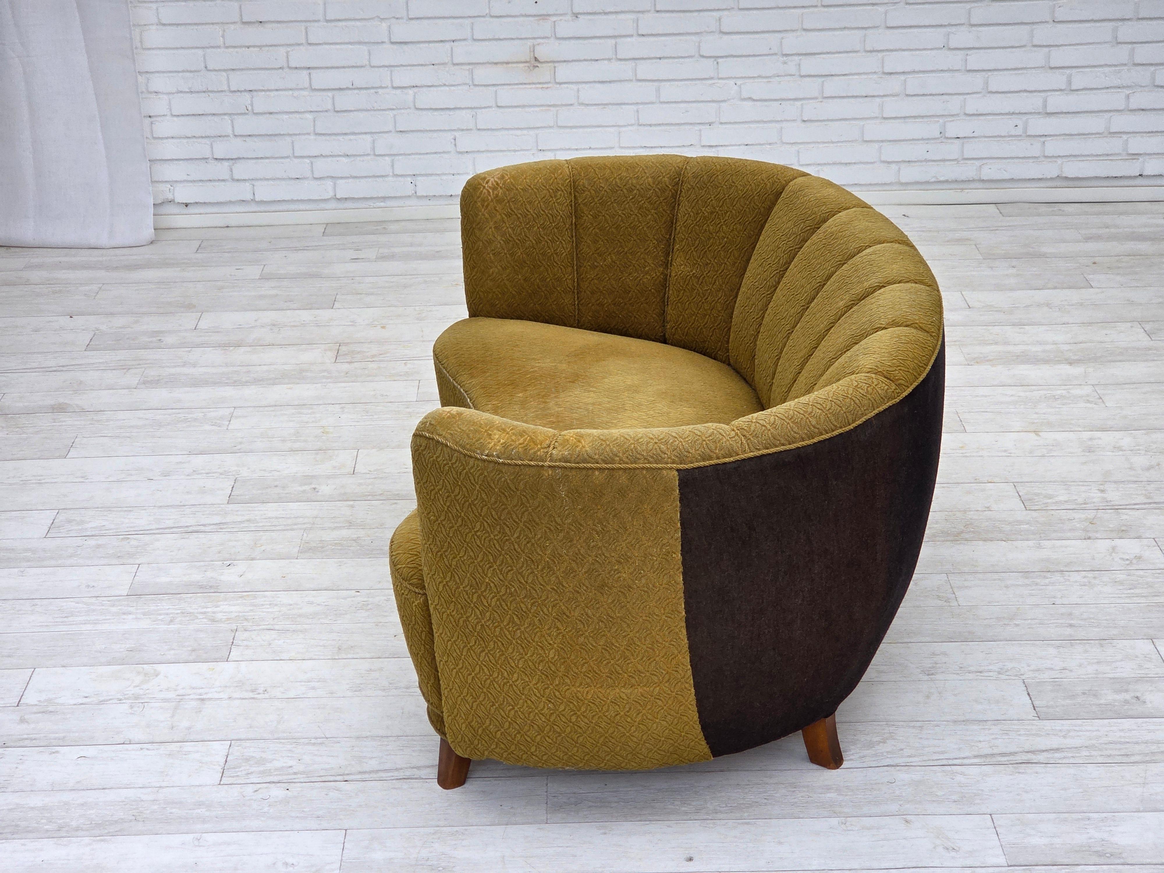 1960er Jahre, Dänisches 2-Sitzer Sofa 