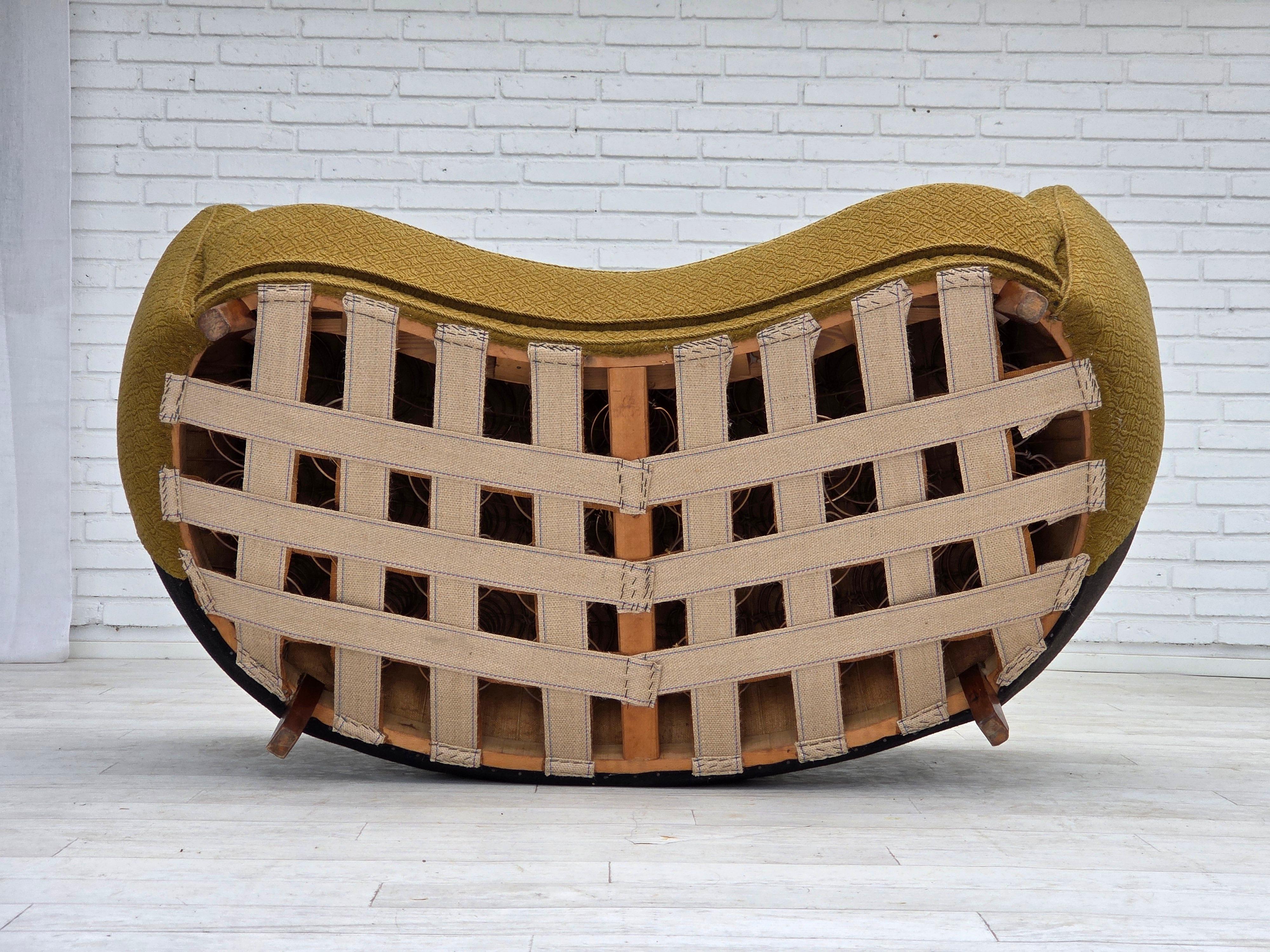1960er Jahre, Dänisches 2-Sitzer Sofa 