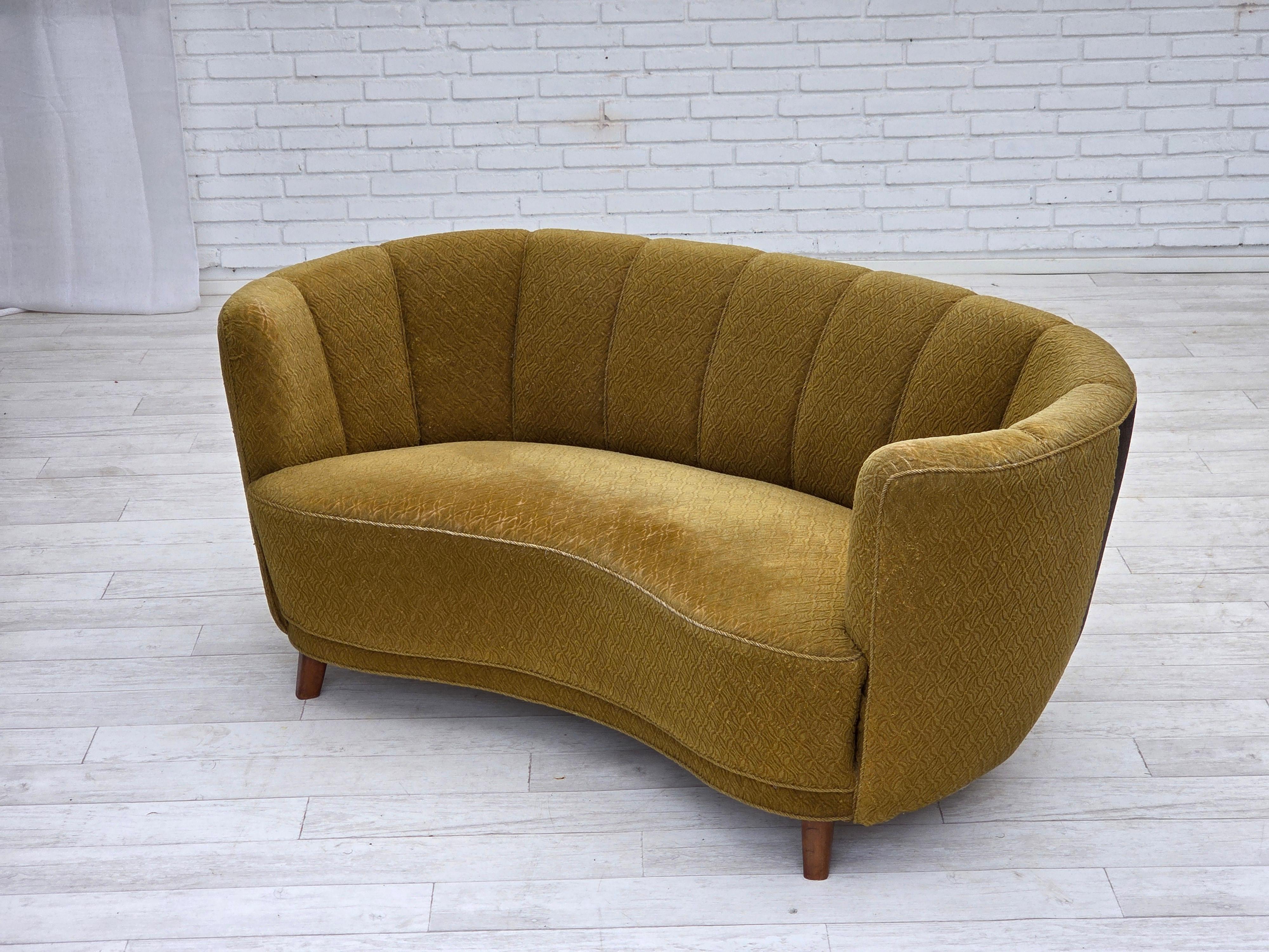 1960er Jahre, Dänisches 2-Sitzer Sofa 