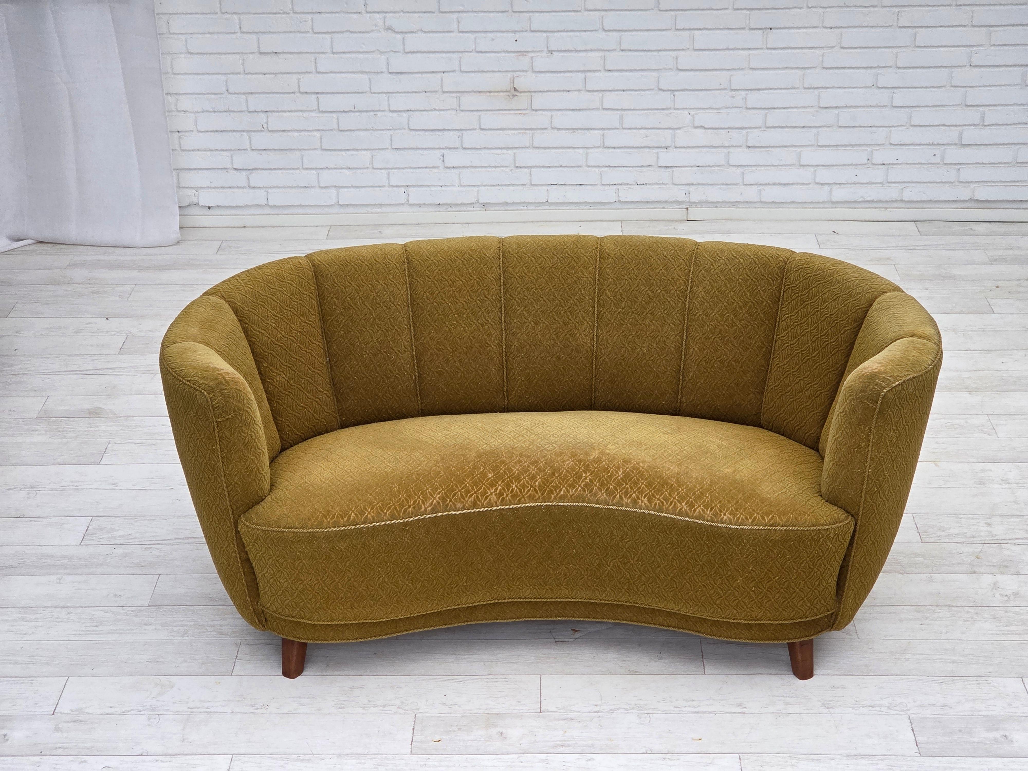 1960er Jahre, Dänisches 2-Sitzer Sofa 