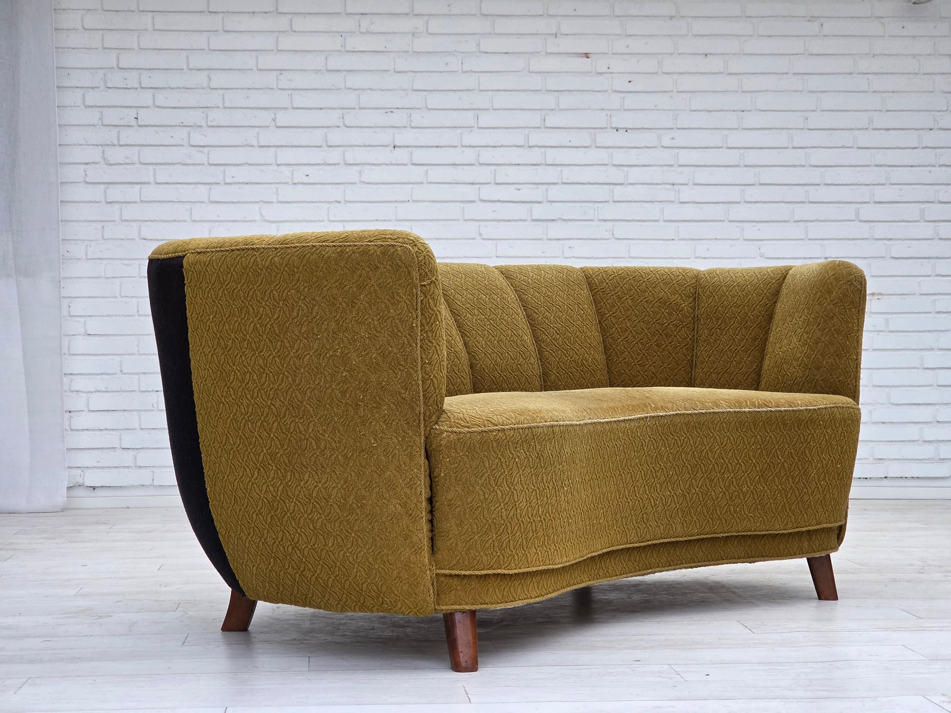 1960er Jahre, Dänisches 2-Sitzer Sofa 