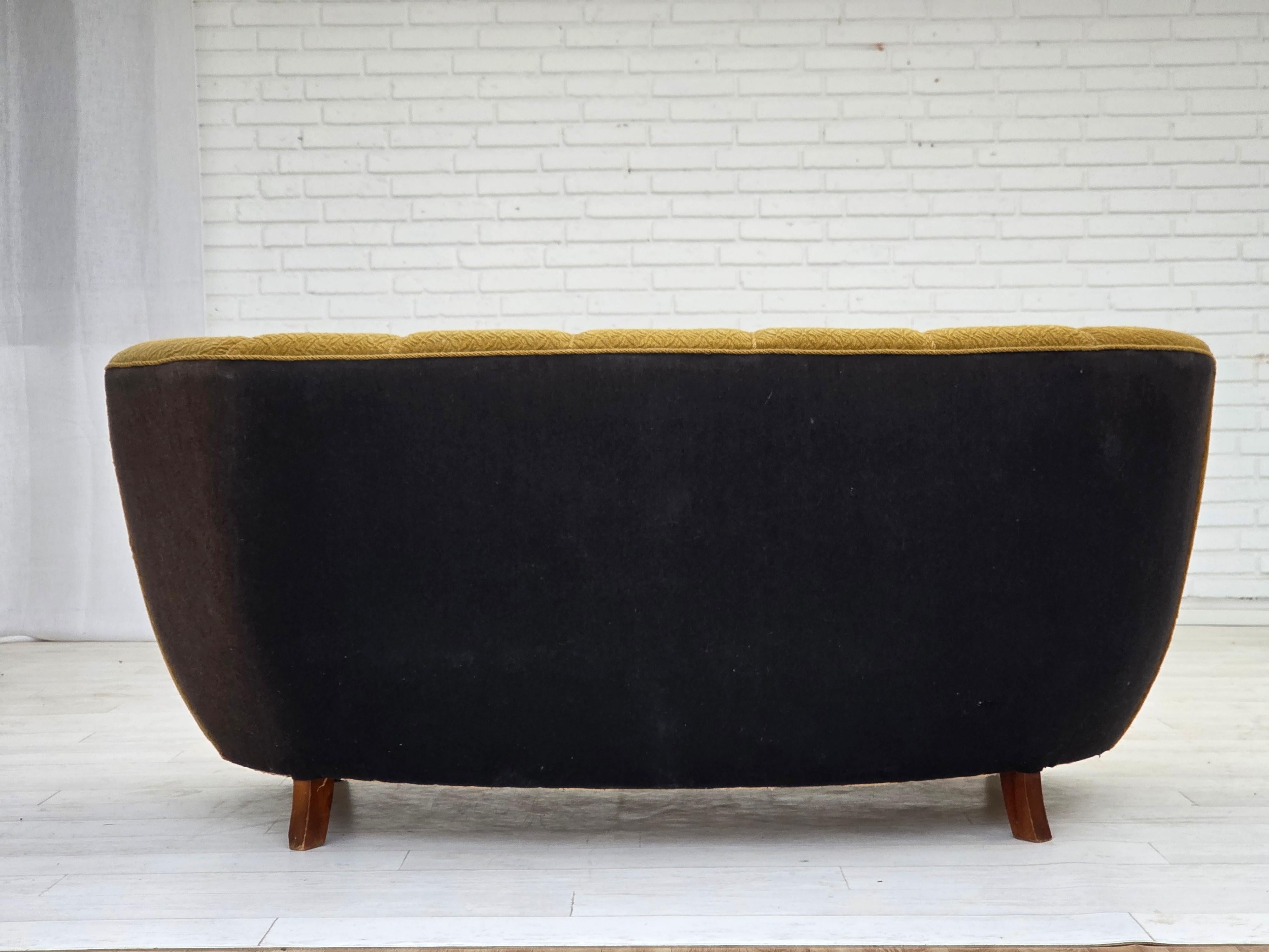 1960er Jahre, Dänisches 2-Sitzer Sofa 