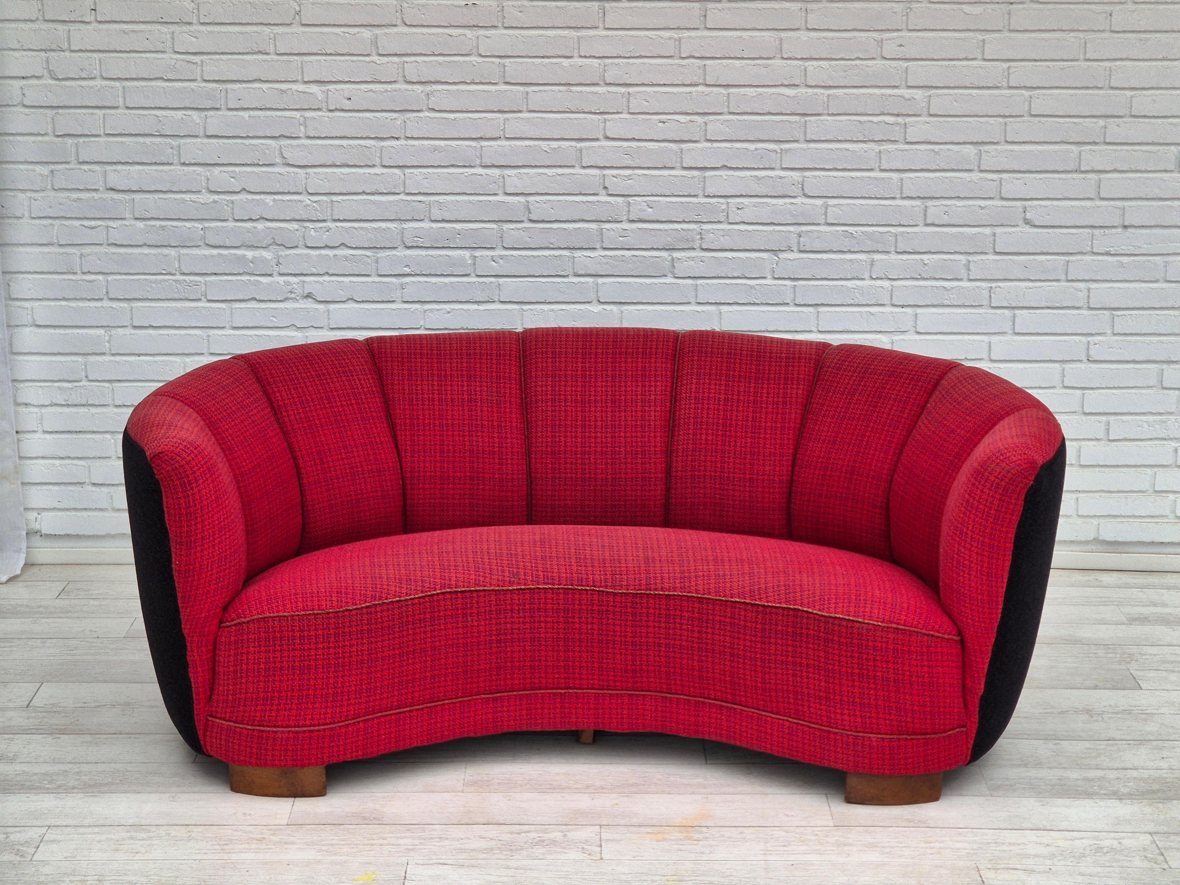 1960er Jahre, Dänisches 2-Sitzer Sofa 