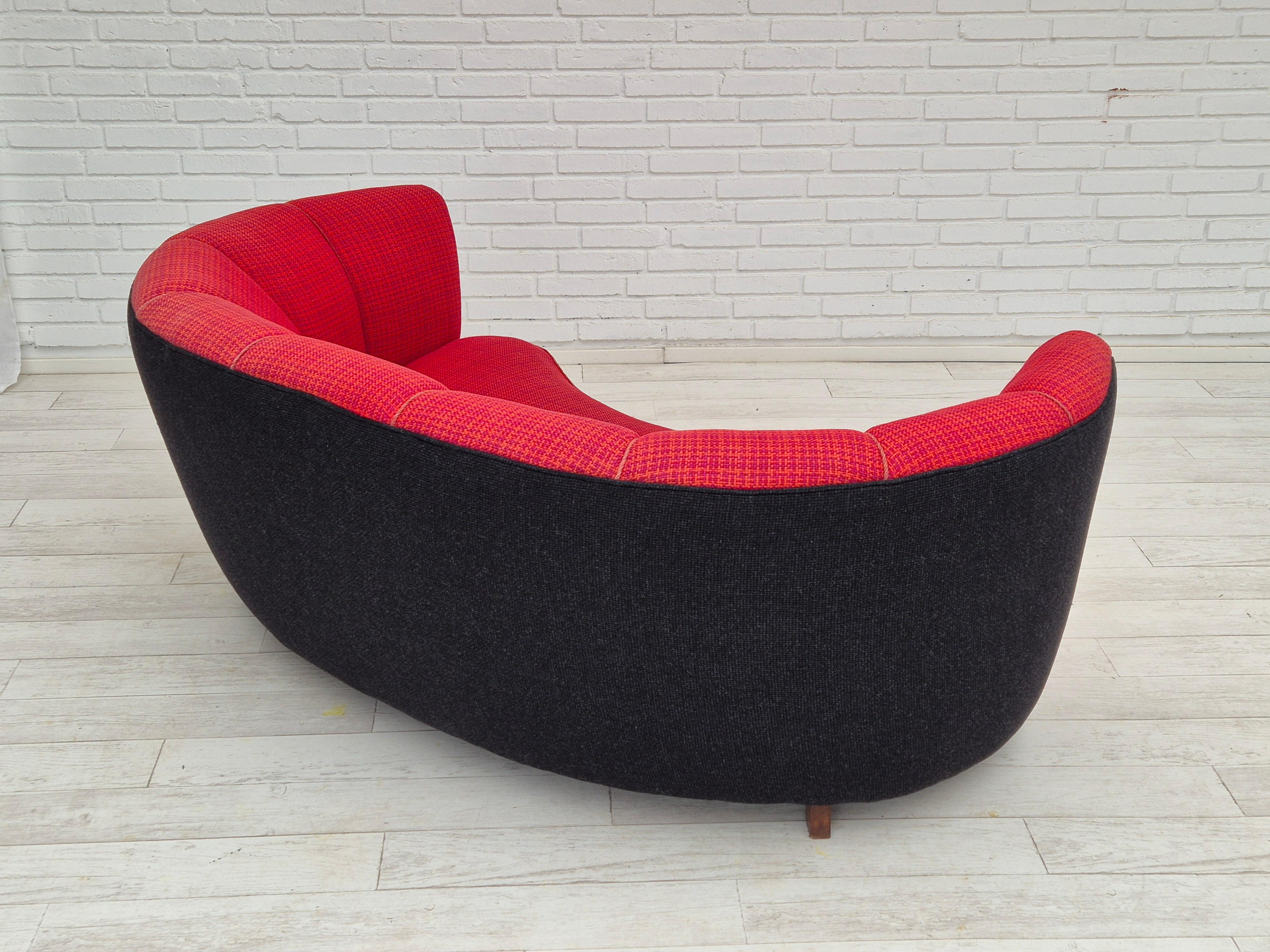 1960er Jahre, Dänisches 2-Sitzer Sofa 
