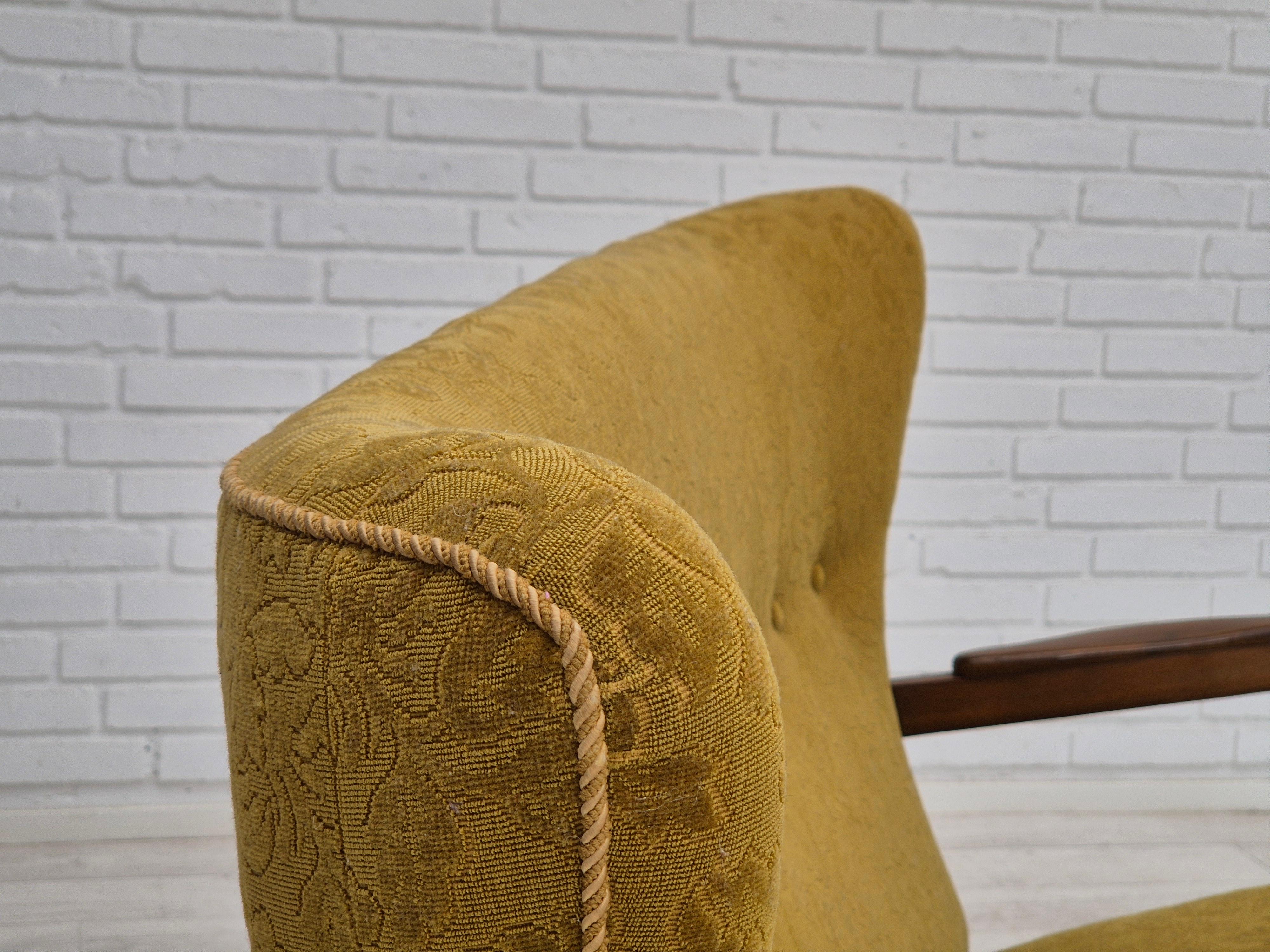 1960s, Danish 2 seater sofa by Søren Hansen for Fritz Hansen, original condition en vente 4