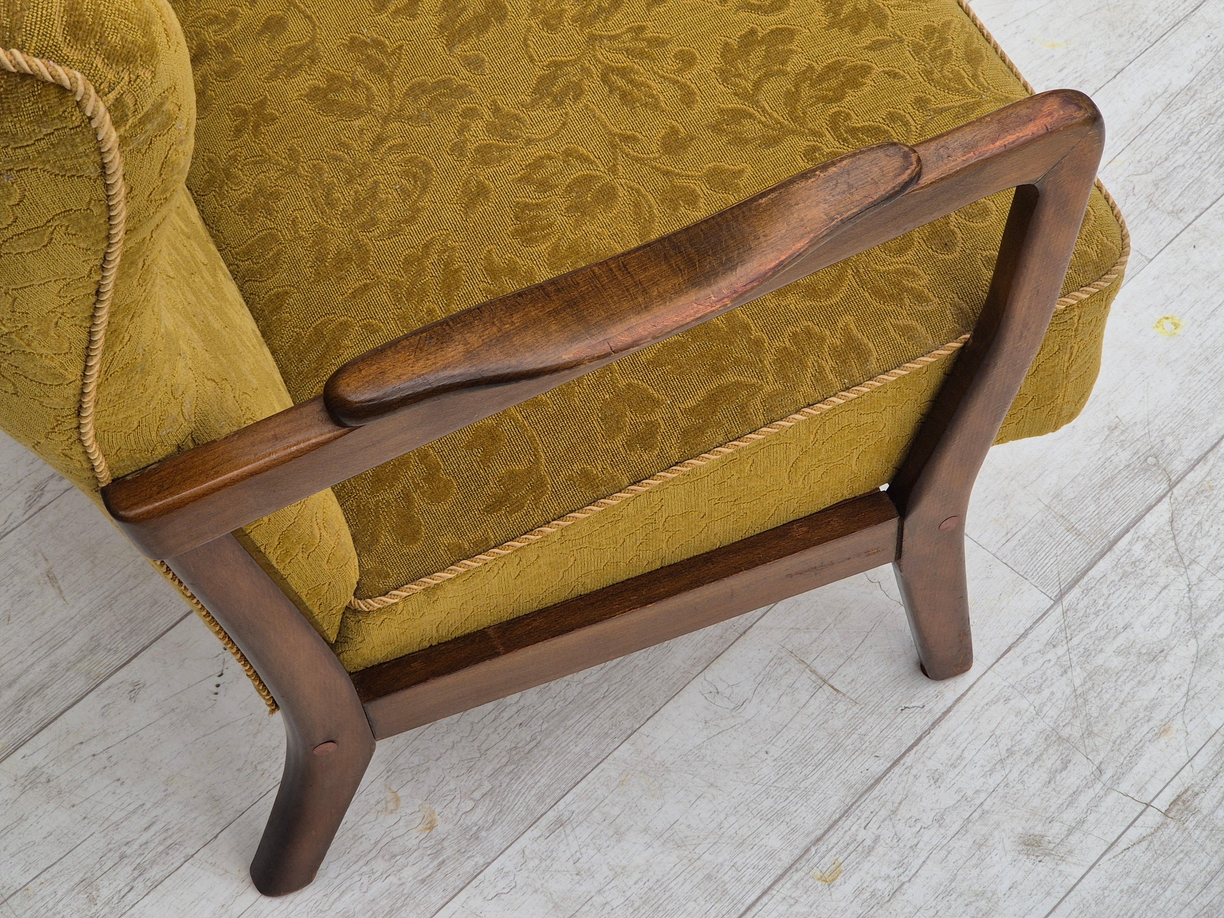 1960s, Danish 2 seater sofa by Søren Hansen for Fritz Hansen, original condition en vente 5