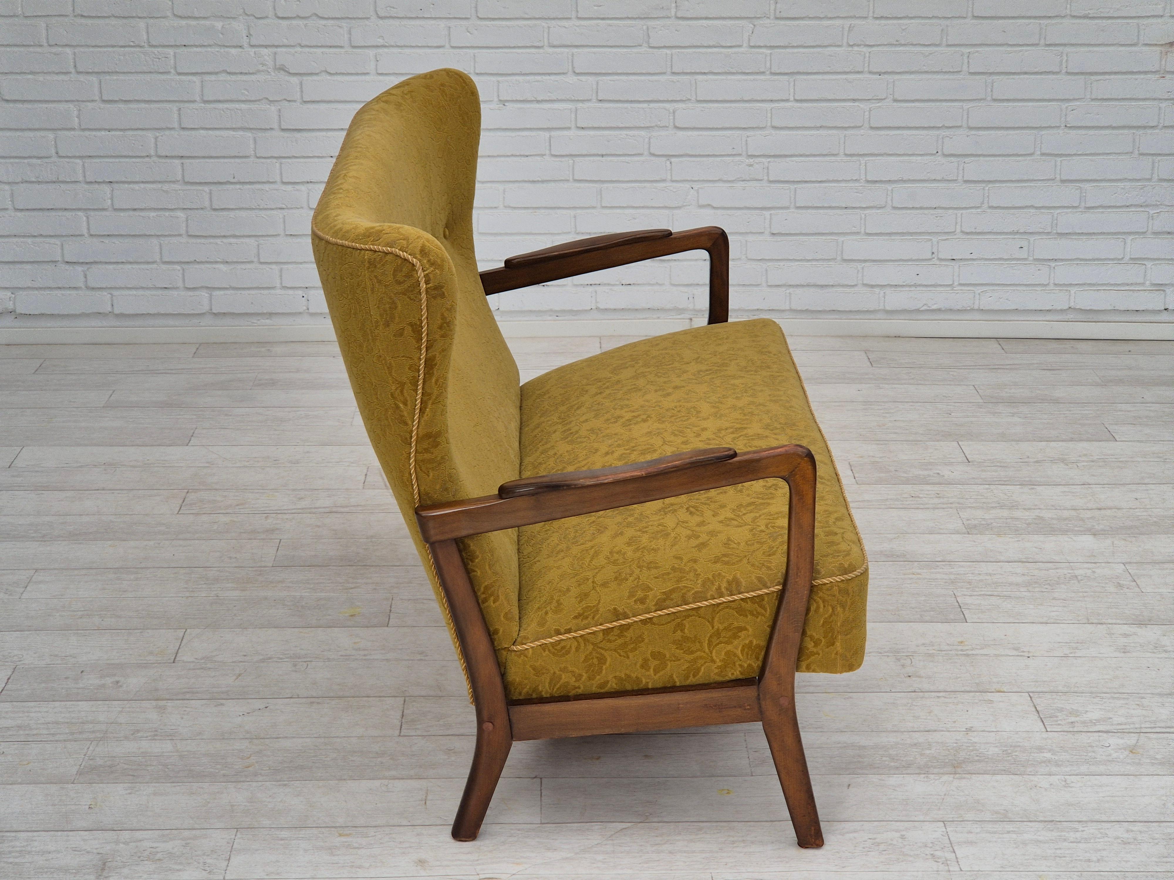 1960s, Danish 2 seater sofa by Søren Hansen for Fritz Hansen, original condition en vente 6