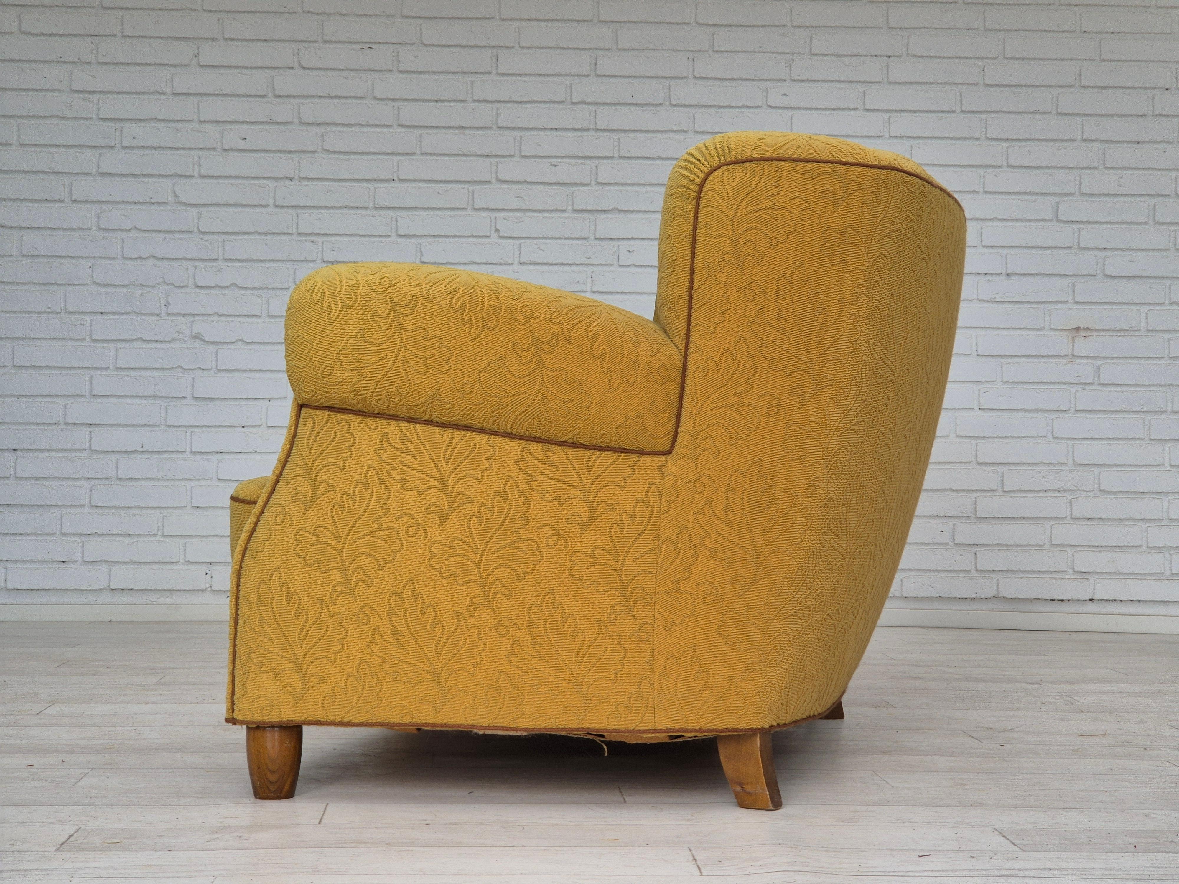 1960, canapé danois 3 places 