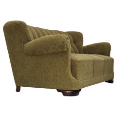 Vintage 1960s, Danish 3 seater sofa, original very good condition, cotton/wool fabric.