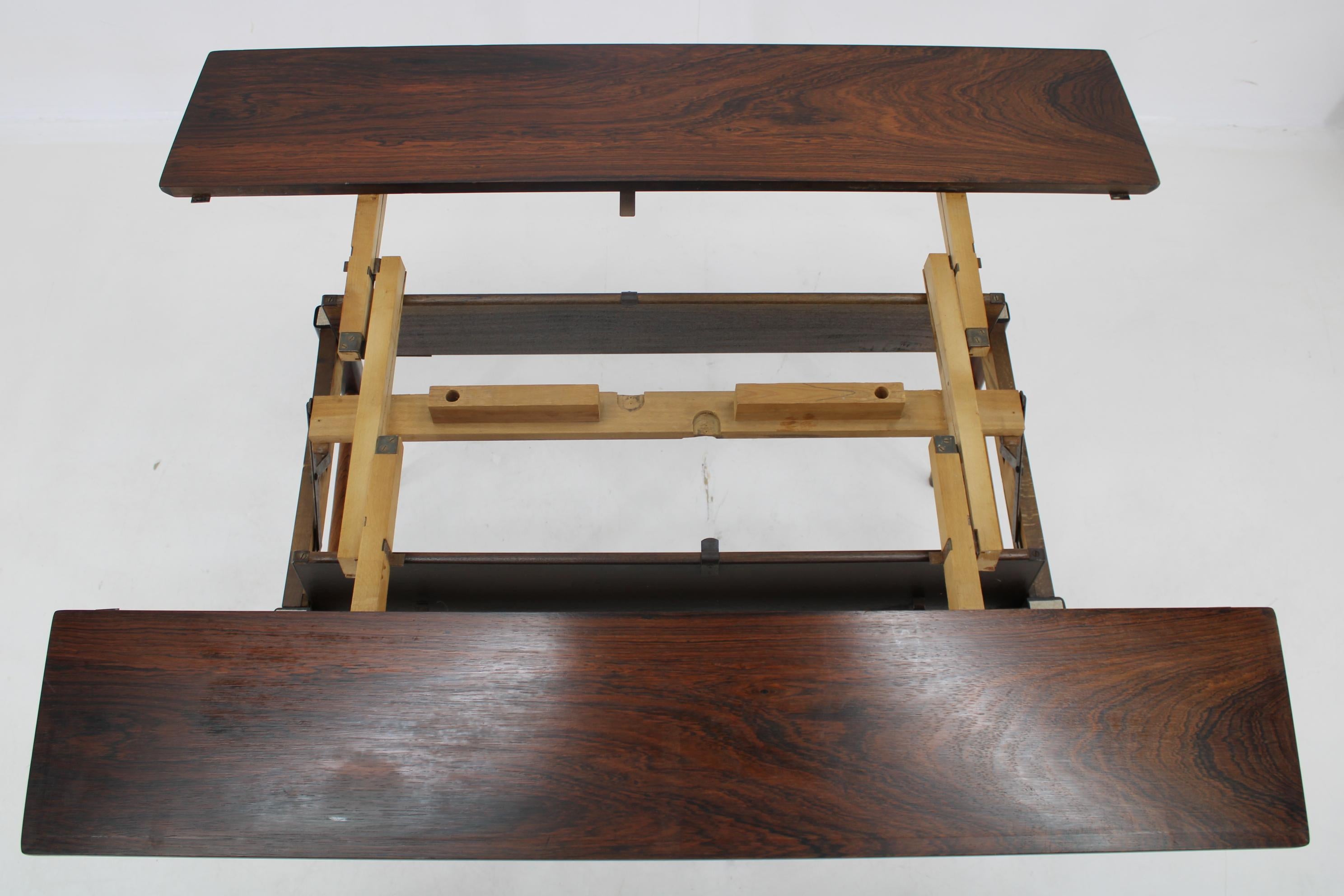 Table basse danoise réglable des années 1960 en vente 3
