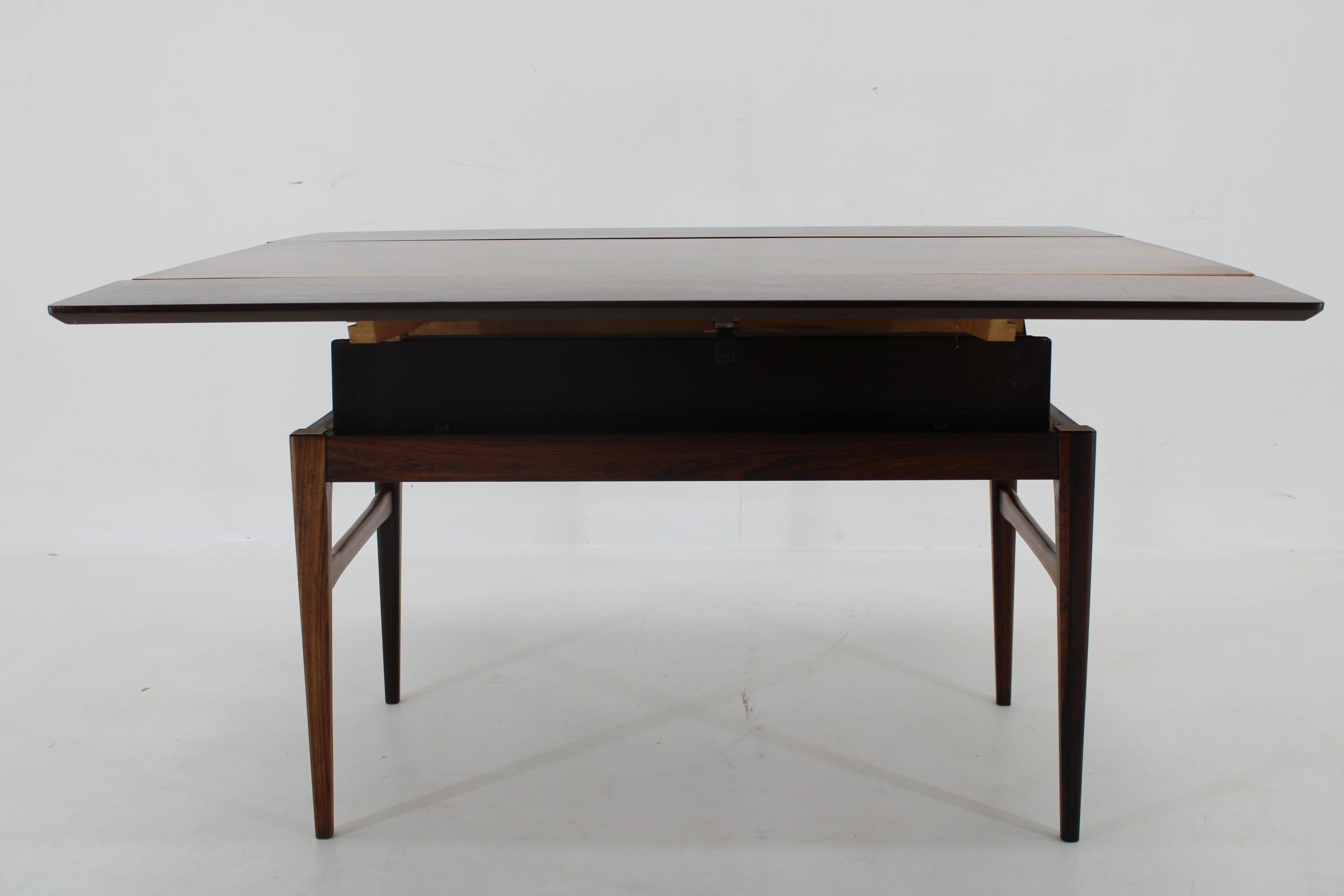 Table basse danoise réglable des années 1960 en vente 7