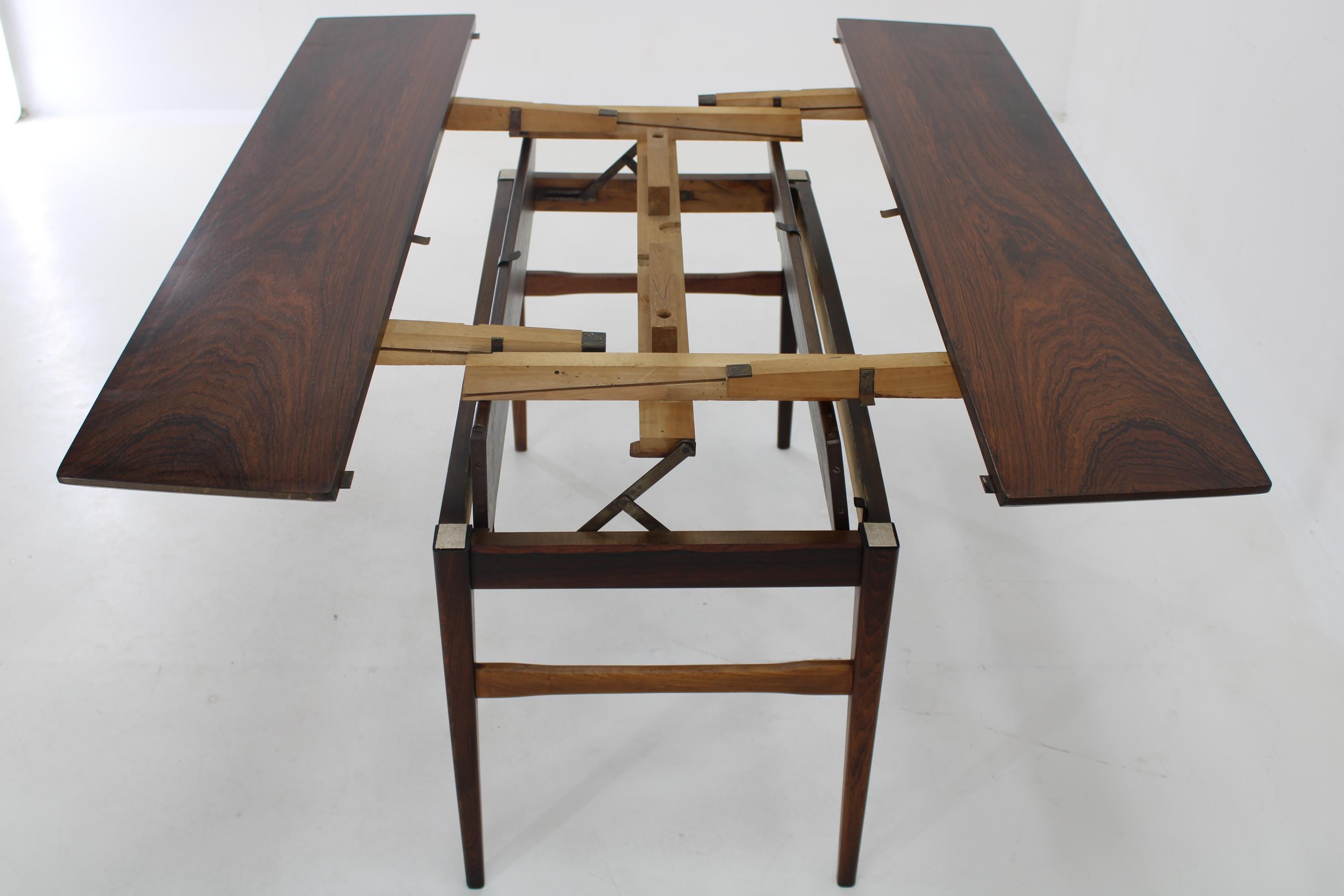 Table basse danoise réglable des années 1960 en vente 2