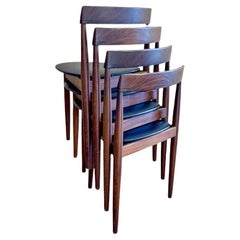 1960s Danish Afromosia Teak Dining Chairs by Hans Olsen for Frem Rojle