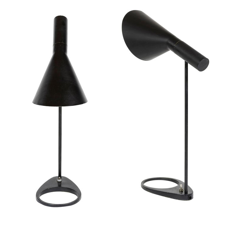 1960s Danish AJ Extra Large Desk Lamp by Arne Jacobsen for Louis Poulsen  For Sale at 1stDibs | danish desk lamps