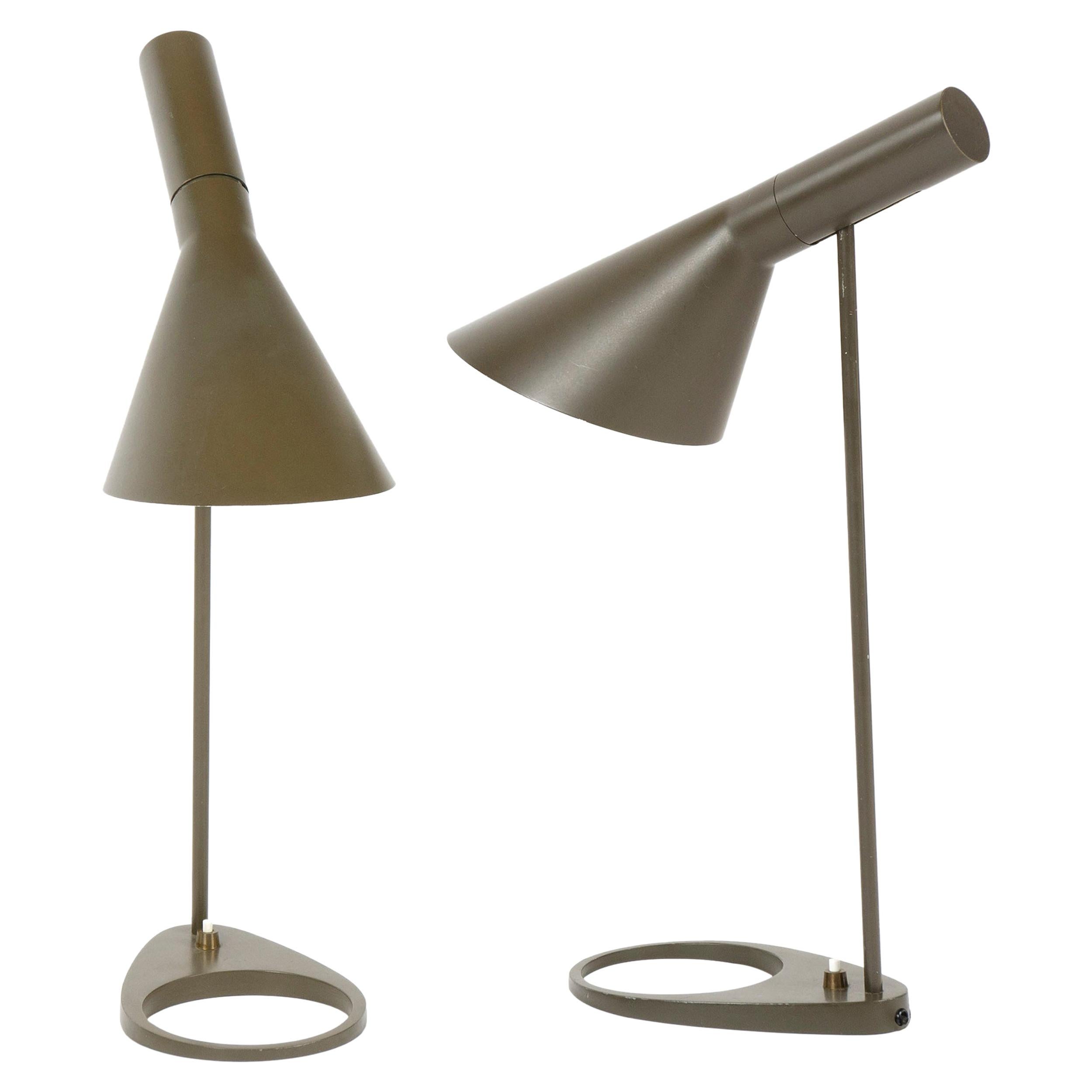 1960s Danish AJ Extra Large Desk Lamp by Arne Jacobsen for Louis Poulsen