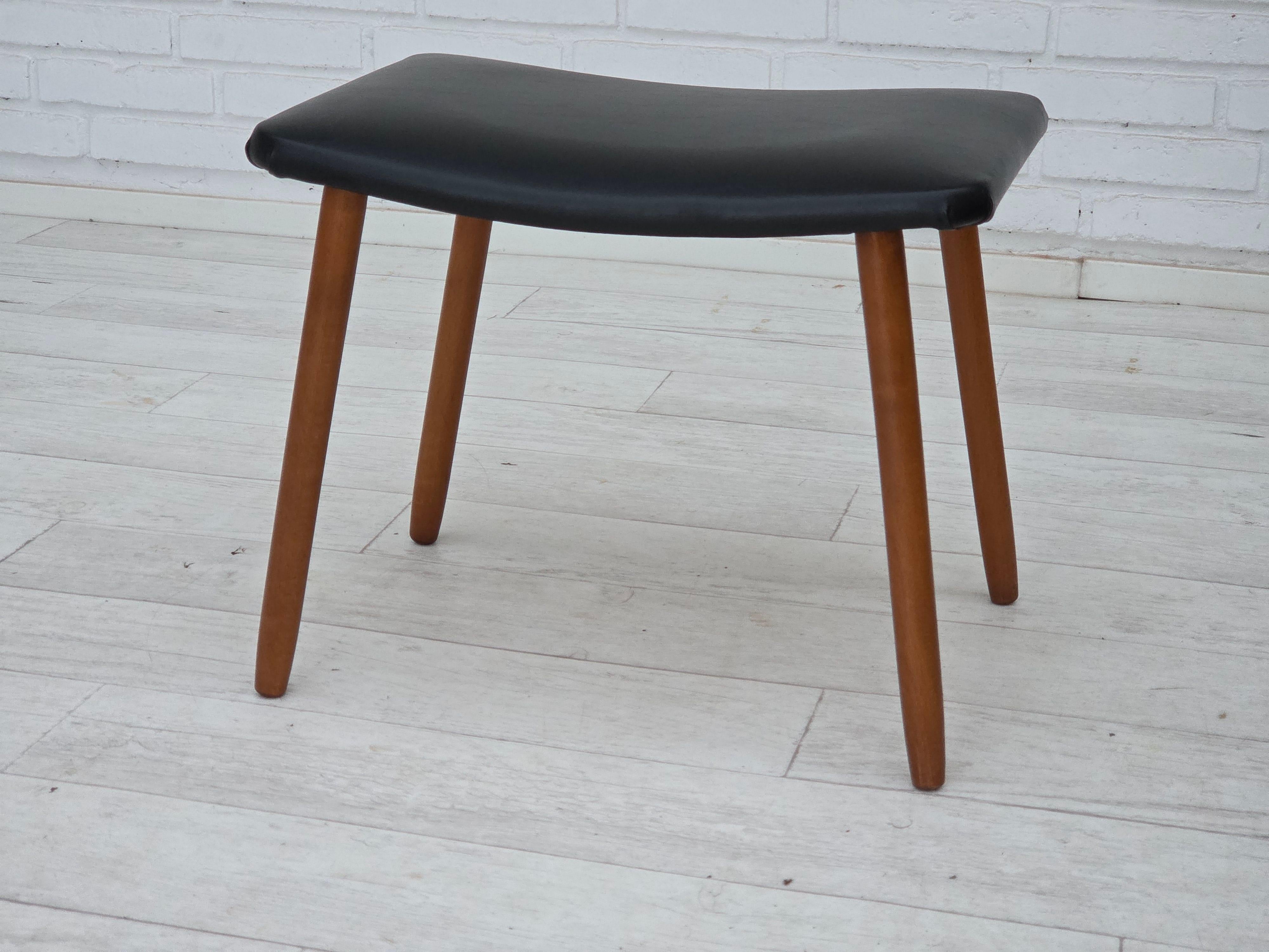 1960s, Fauteuil danois par Fritz Hansen Model No. 8000/8020, meuble en laine. en vente 4