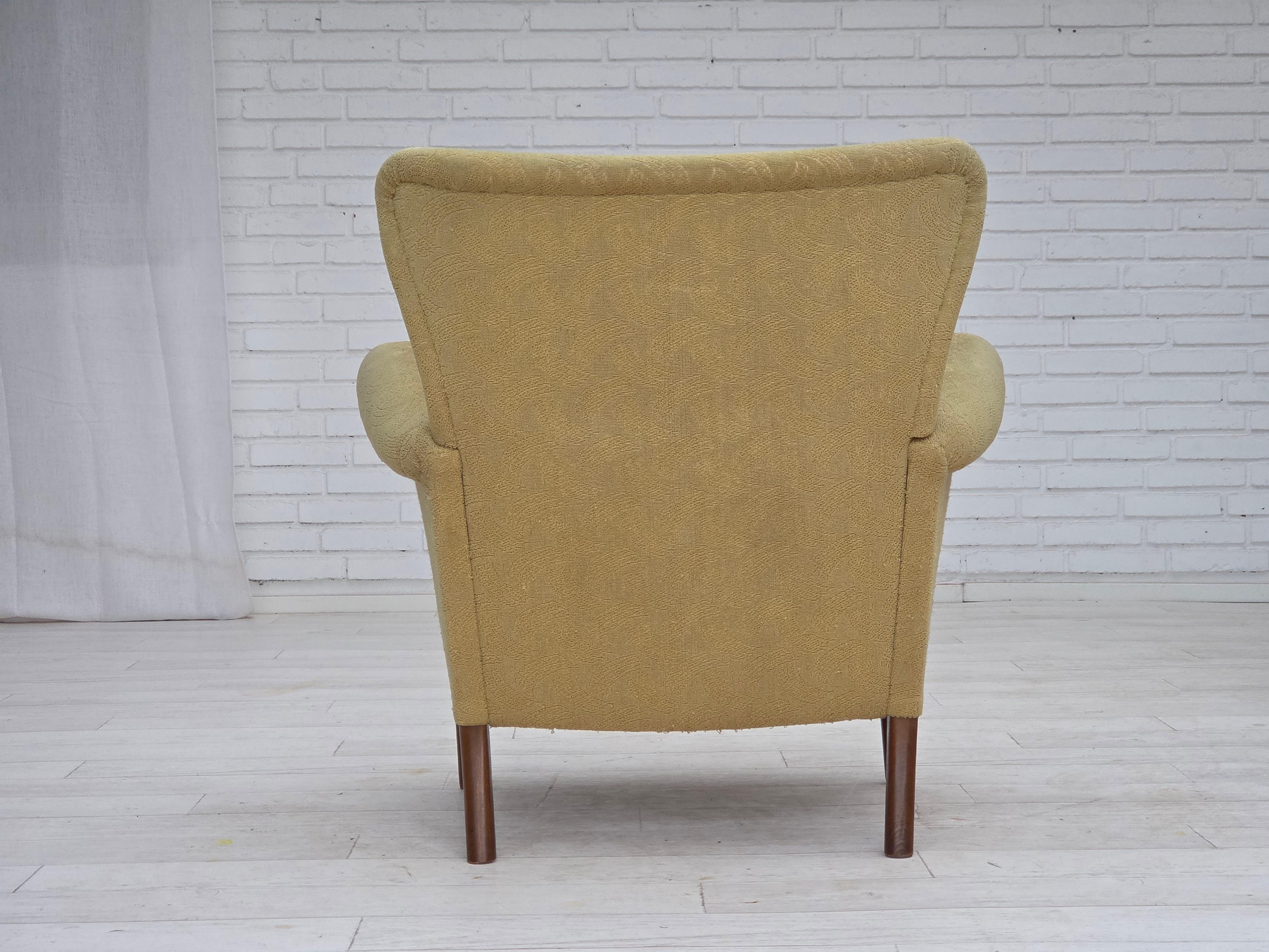 Años 60, sillón danés de Fritz Hansen, serie 8000/8020, estado original. mediados del siglo XX en venta
