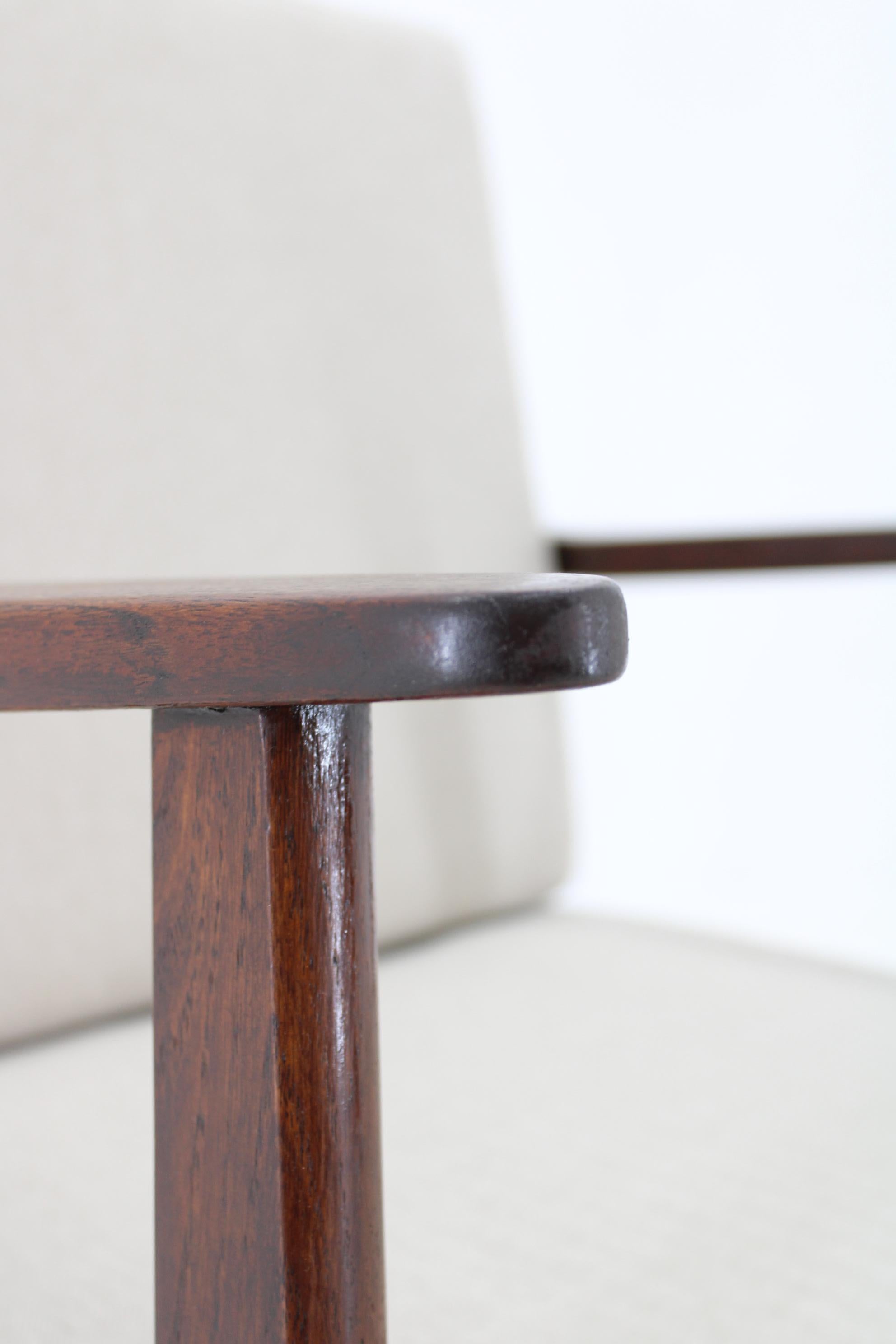 Sillón danés de los años 60, restaurado en venta 3