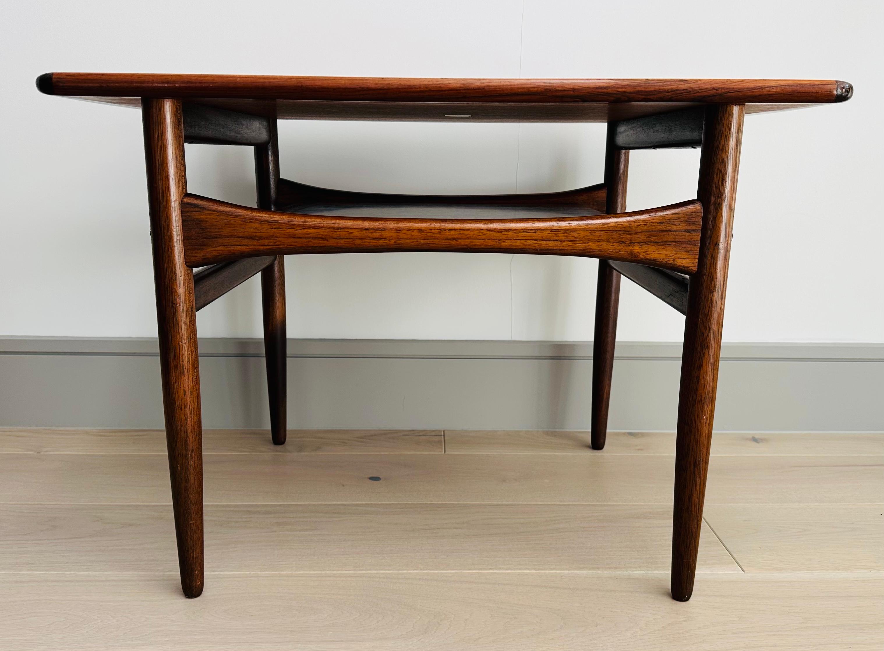 1960s Danish Arrebo Møbler Rosewood Side or Coffee Table by Robert Christensen 2