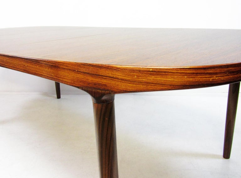 1960s Danish Banquet Dining Table in Rio Rosewood by Harry Ostergaard 4