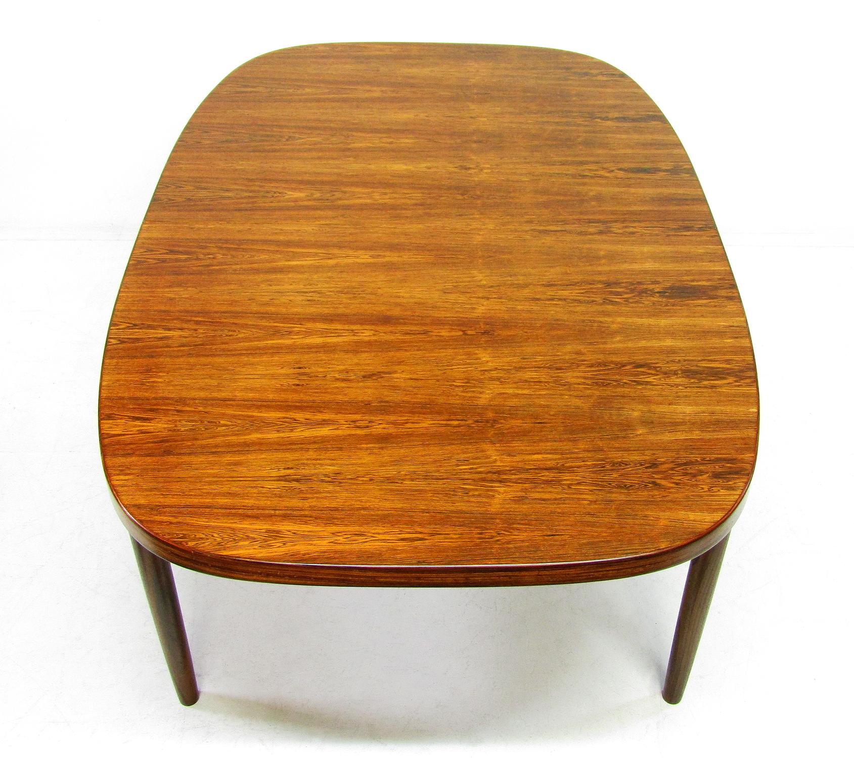 1960s Danish Banquet Dining Table in Rio Rosewood by Harry Ostergaard 5