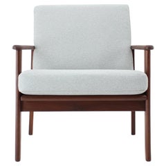 Fauteuil danois en hêtre des années 1960