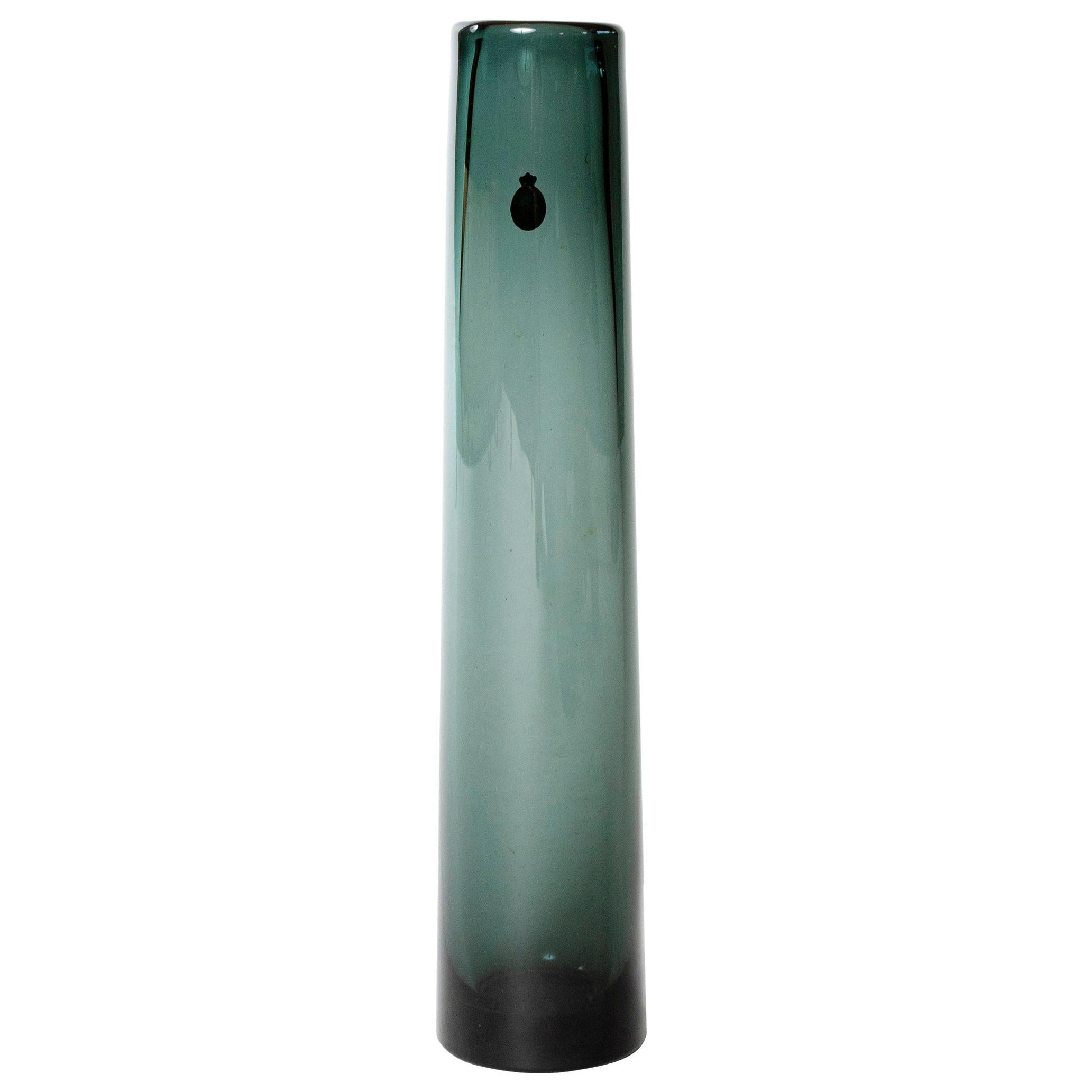 1960s Danish Blown Glass Vase by Per Lutken for Holmegaard