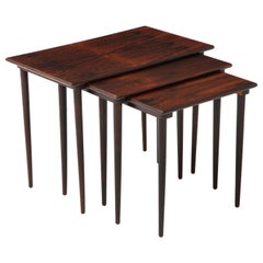 1960s Danish Brazilian Rosewood Nesting Tables