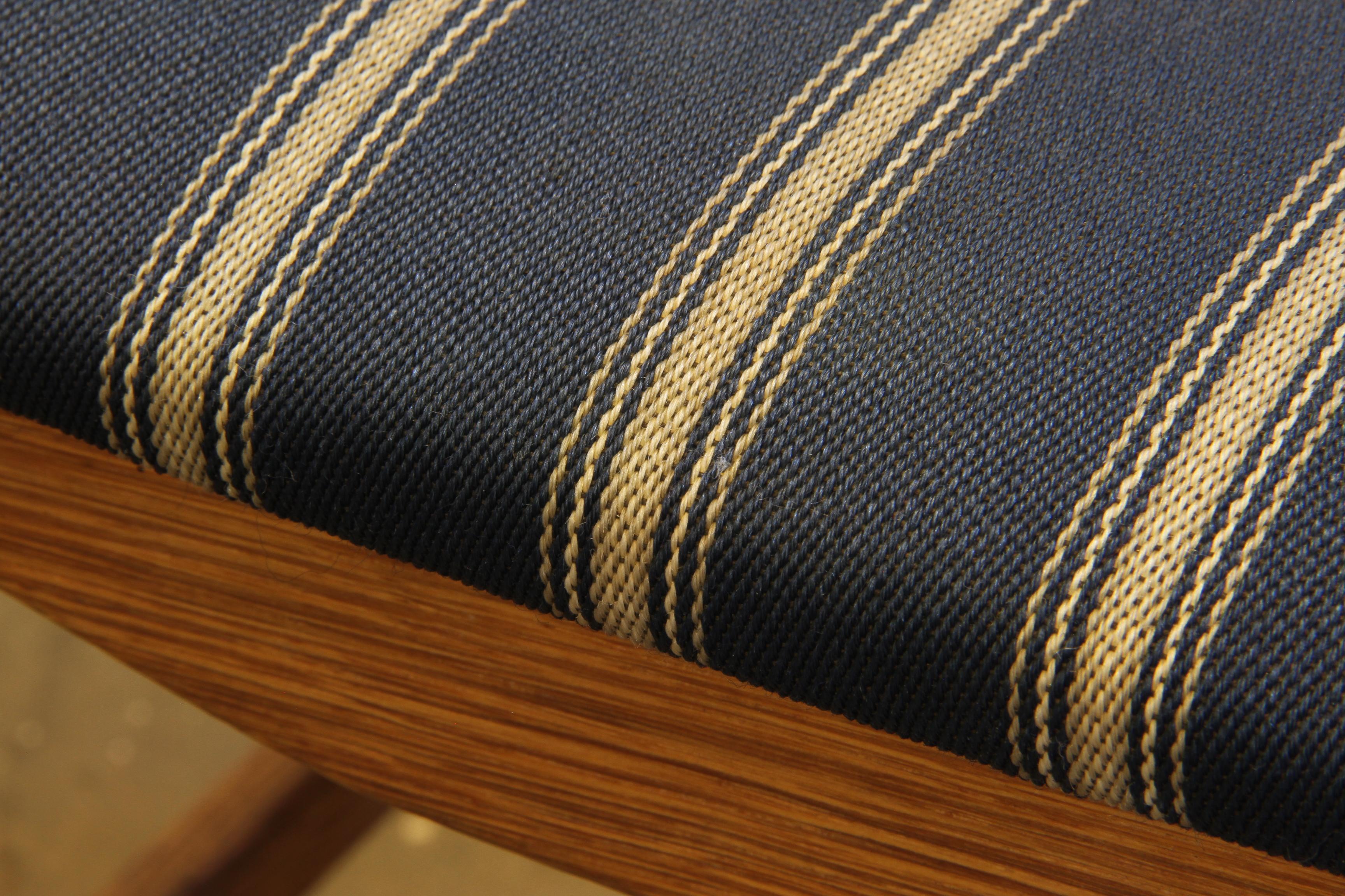 1960s Danish Brutalist Oak Razorblade Dining Chairs by Henning Kjærnulf For Sale 8