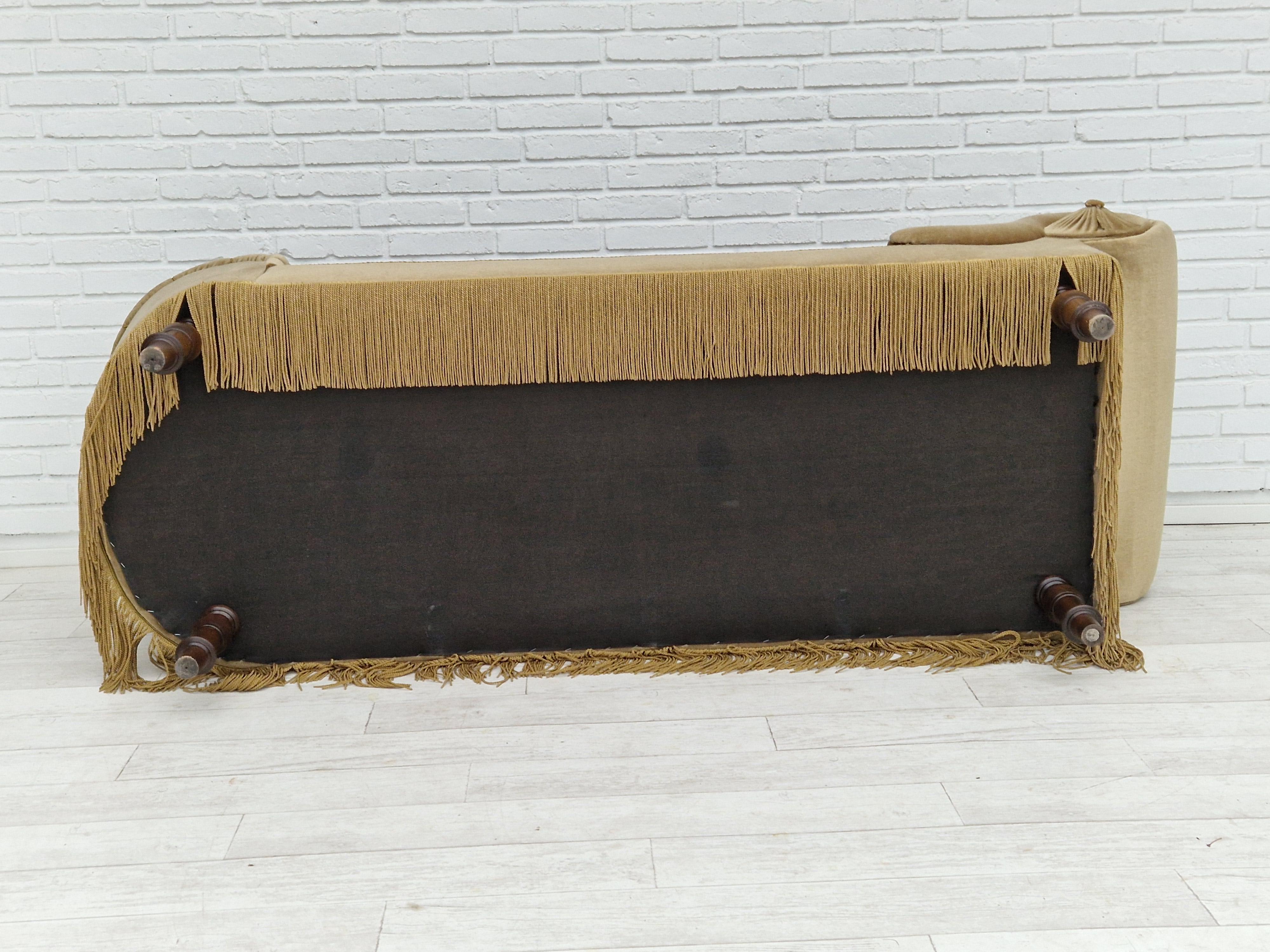 1960s, Danish Chaiselongue / Daybed, Original Very Good Condition 12