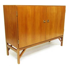 1960s Danish "China" Cabinet in Teak by Borge Mogensen