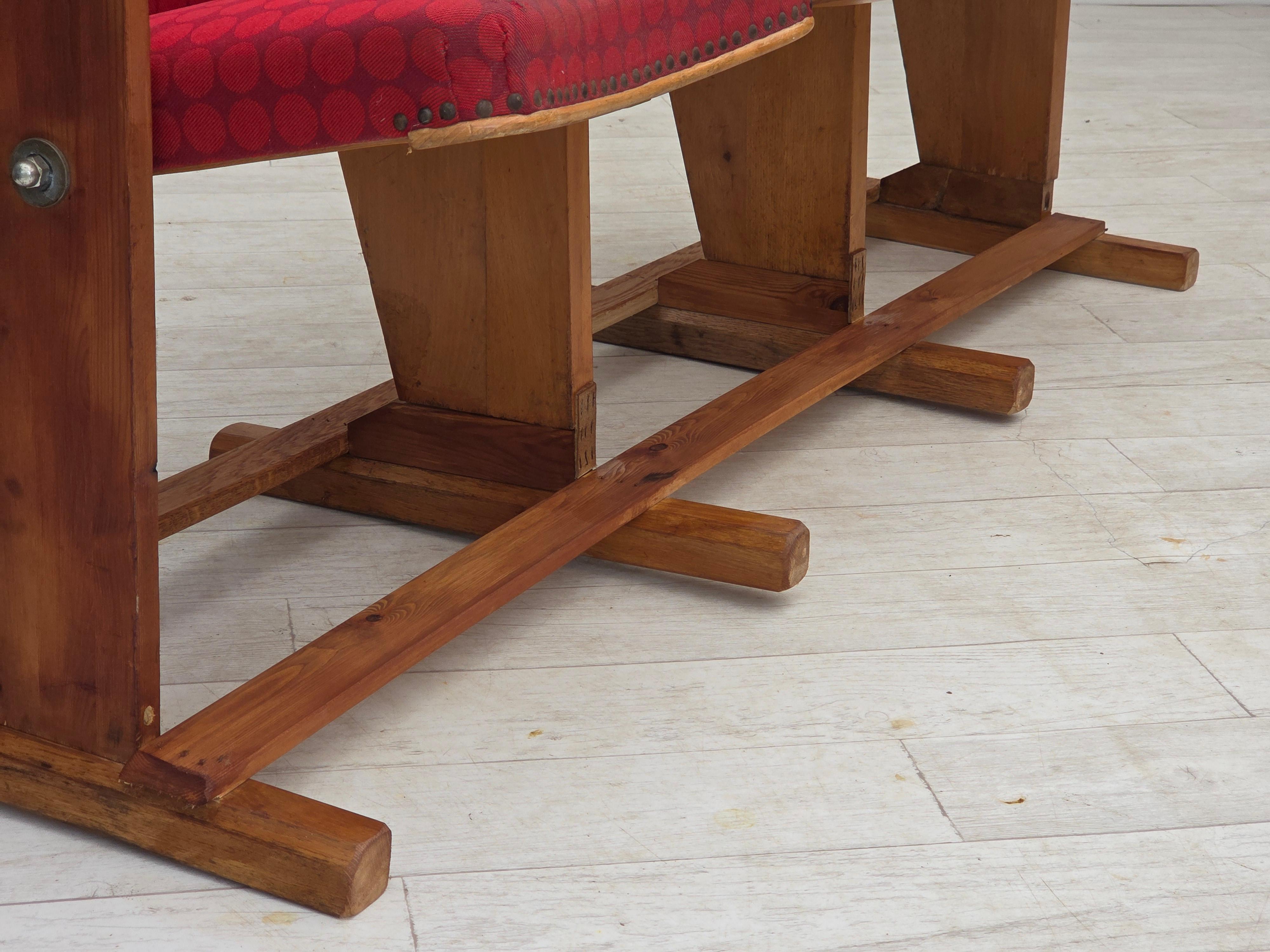 Fauteuils de cinéma danois des années 1960, état d'origine. en vente 5