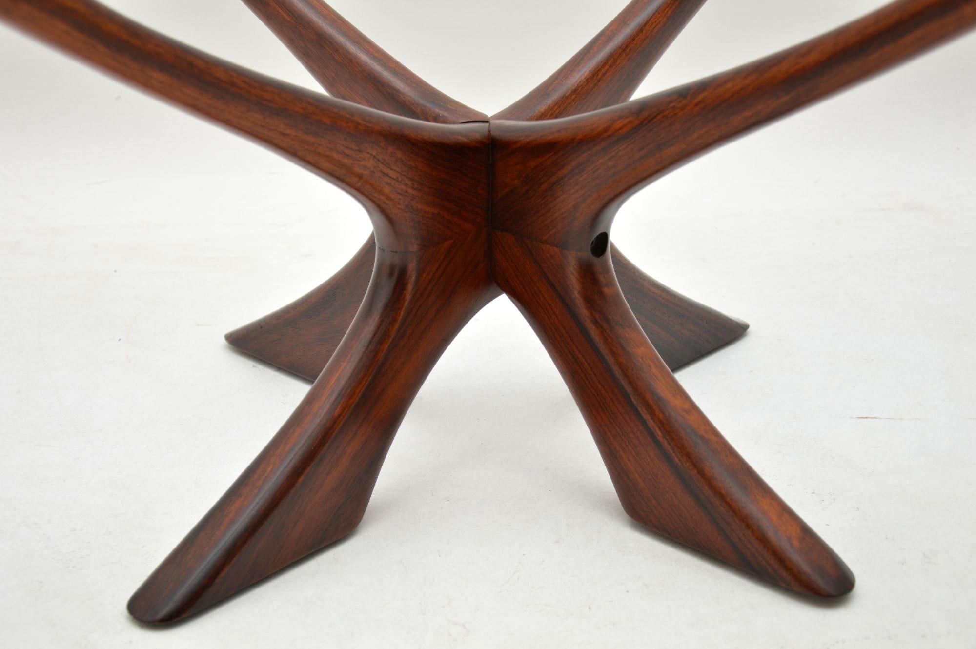 Mid-Century Modern 1960’s Danish Coffee Table by Illum Wikkelso