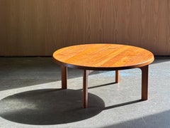 1960s Danish coffee table by Niels Bach in solid teak
