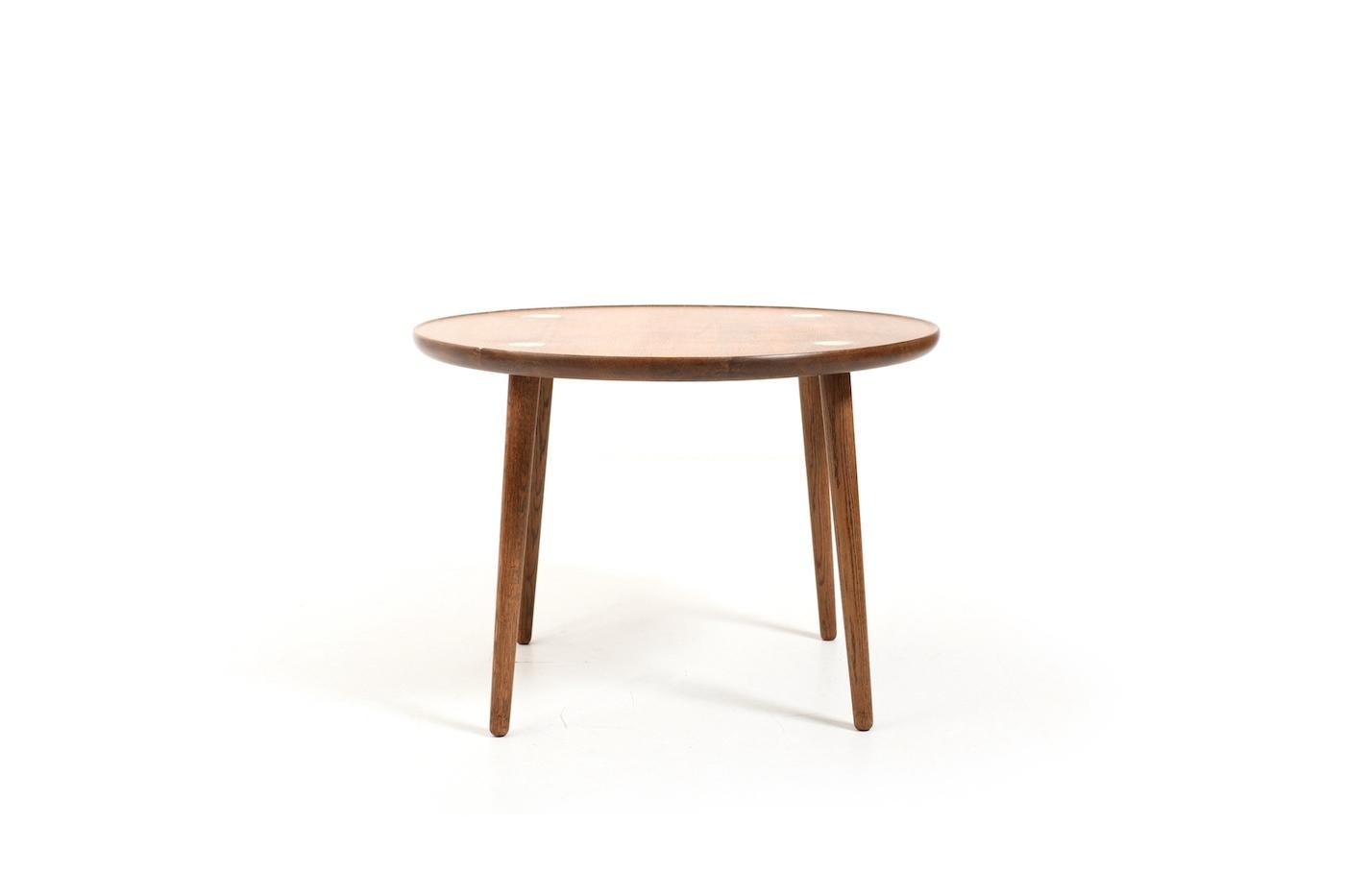 Mid-Century Modern 1960s Danish Coffee Table in Oak Design Jacob Kjær For Sale