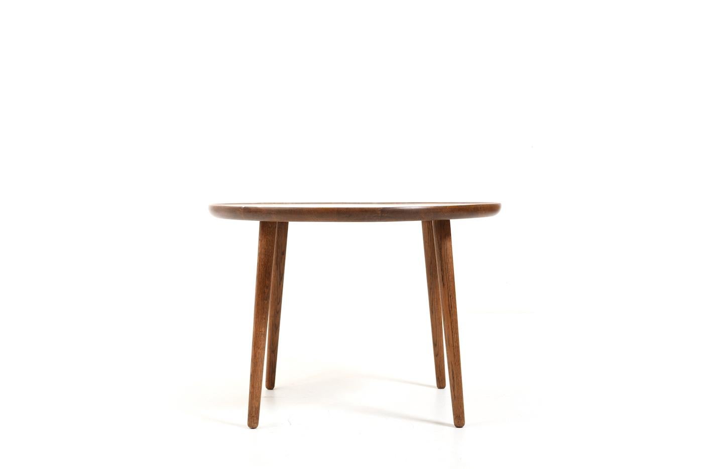 1960s Danish Coffee Table in Oak Design Jacob Kjær In Good Condition For Sale In Handewitt, DE