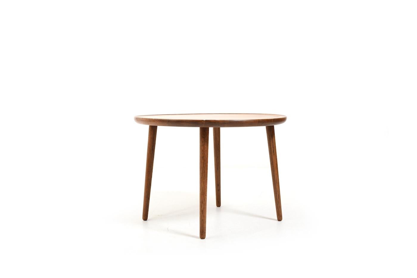 20th Century 1960s Danish Coffee Table in Oak Design Jacob Kjær For Sale