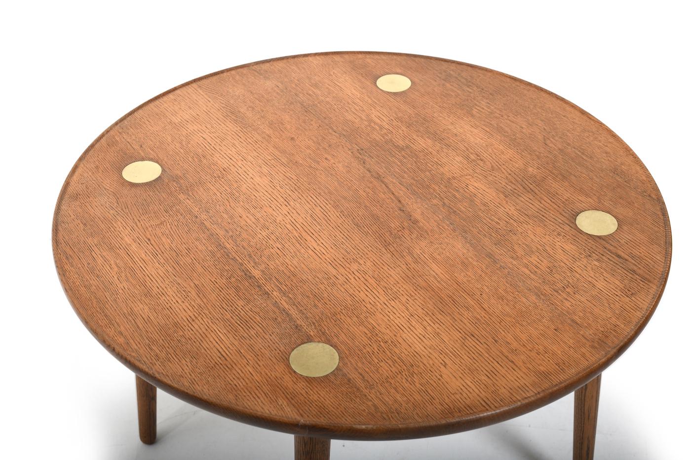 1960er Jahre Dänischer Couchtisch in Eiche Design Jacob Kjær (Eichenholz) im Angebot