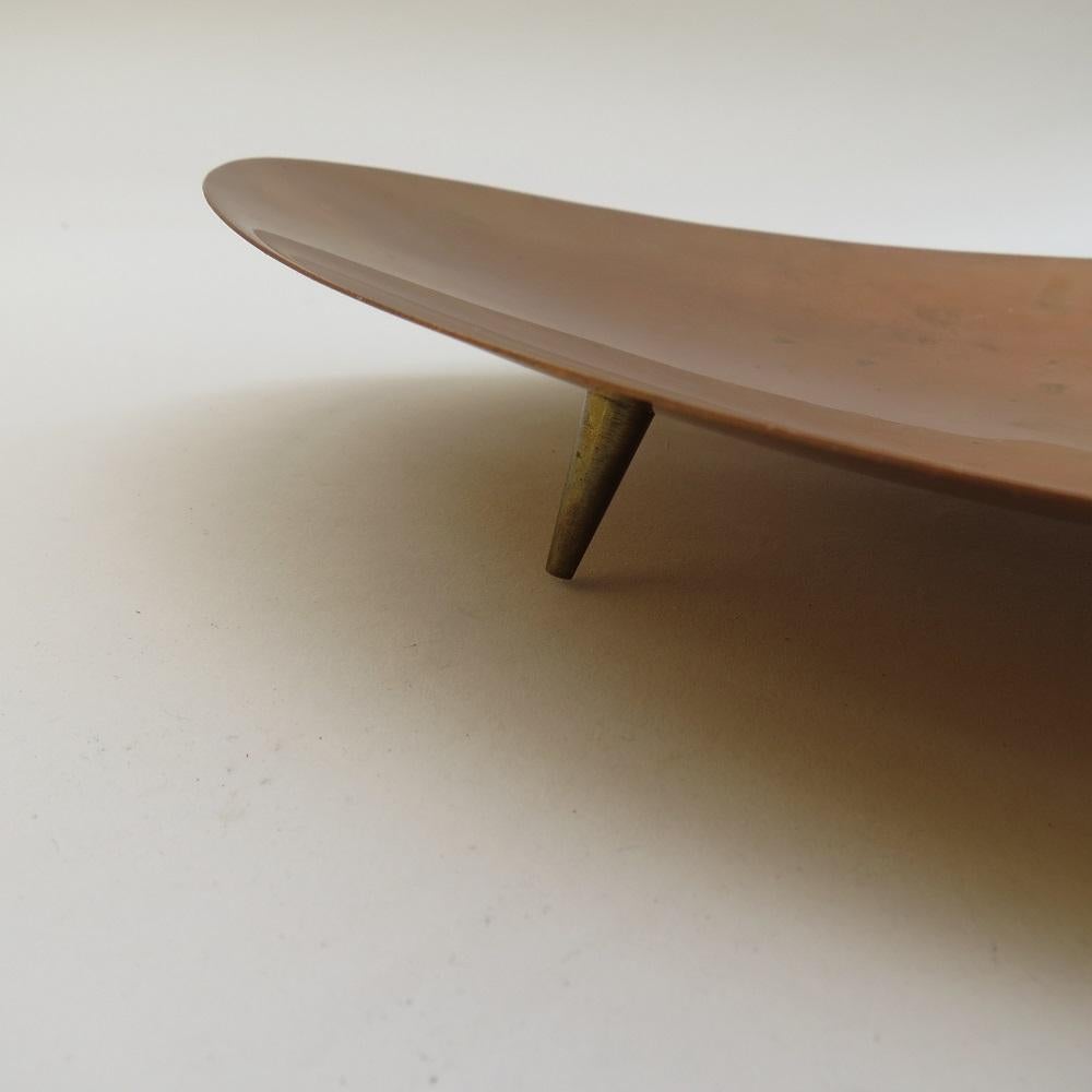 1960s Danish Copper Bowl by Einar Dragsted, Denmark 2