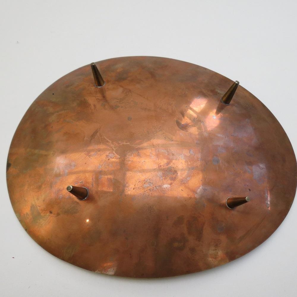 1960s Danish Copper Bowl by Einar Dragsted, Denmark 3