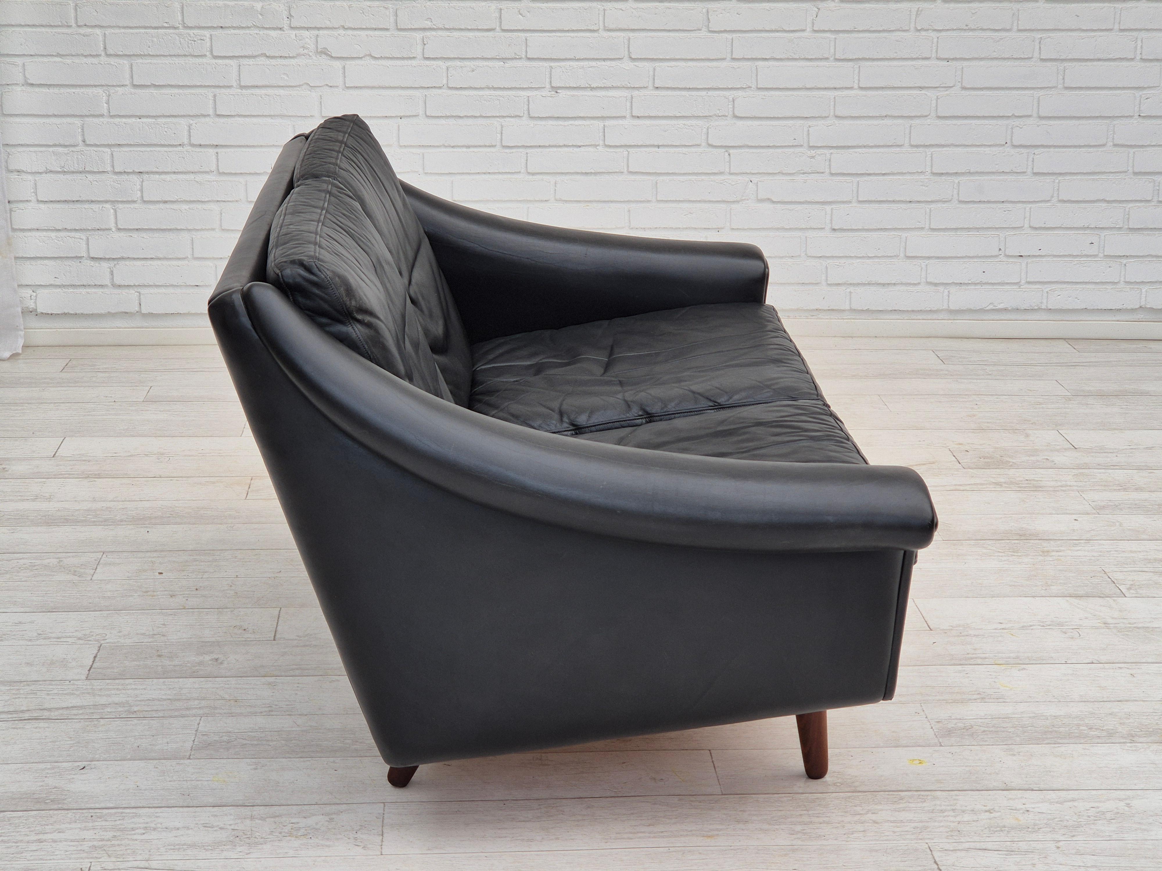 1960s, Danish design, Aage Christiansen for Erhardsen & Andersen, 2 seater sofa. en vente 9