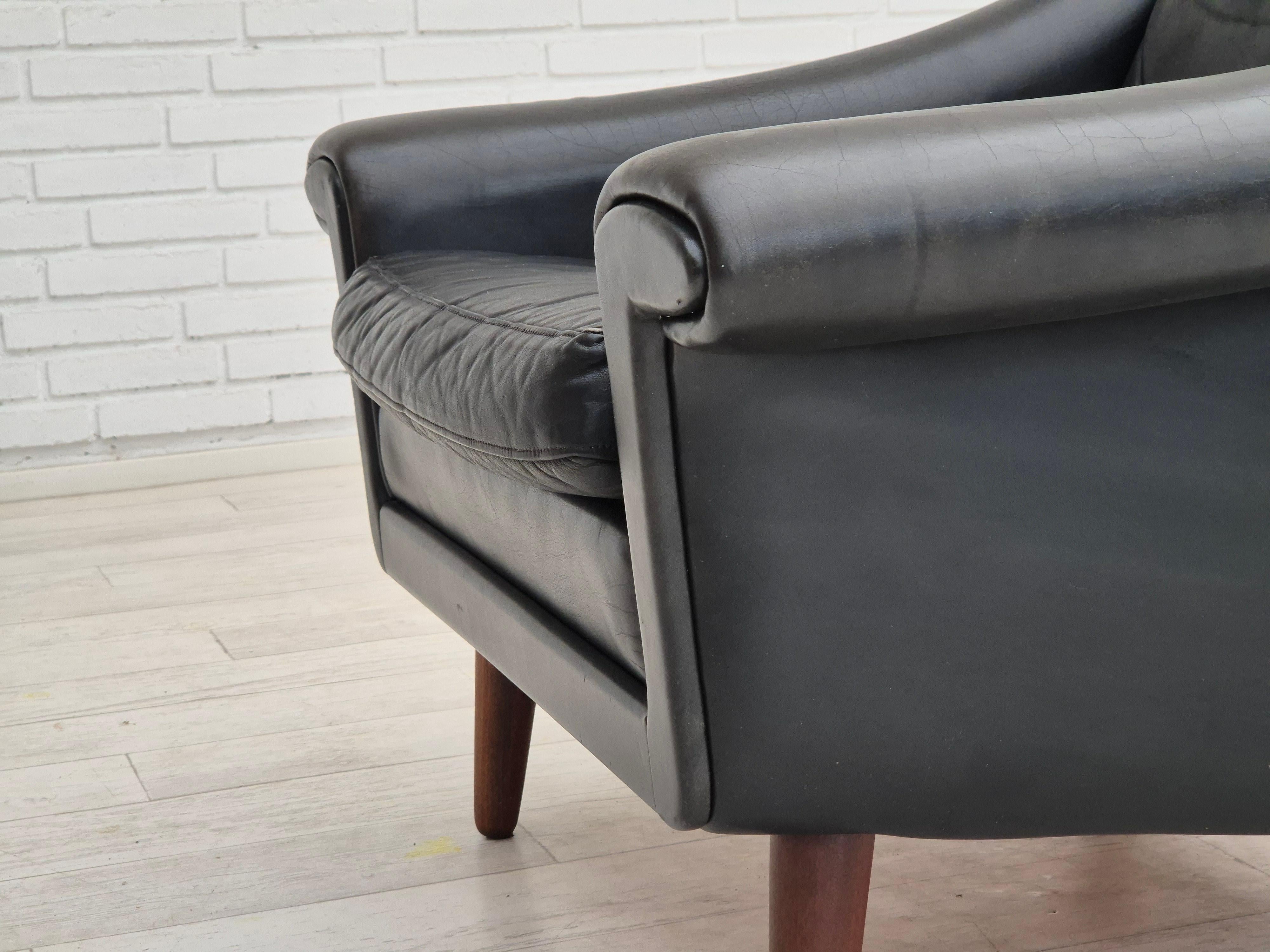 1960s, Danish design, Aage Christiansen for Erhardsen & Andersen, lounge chairs. For Sale 9