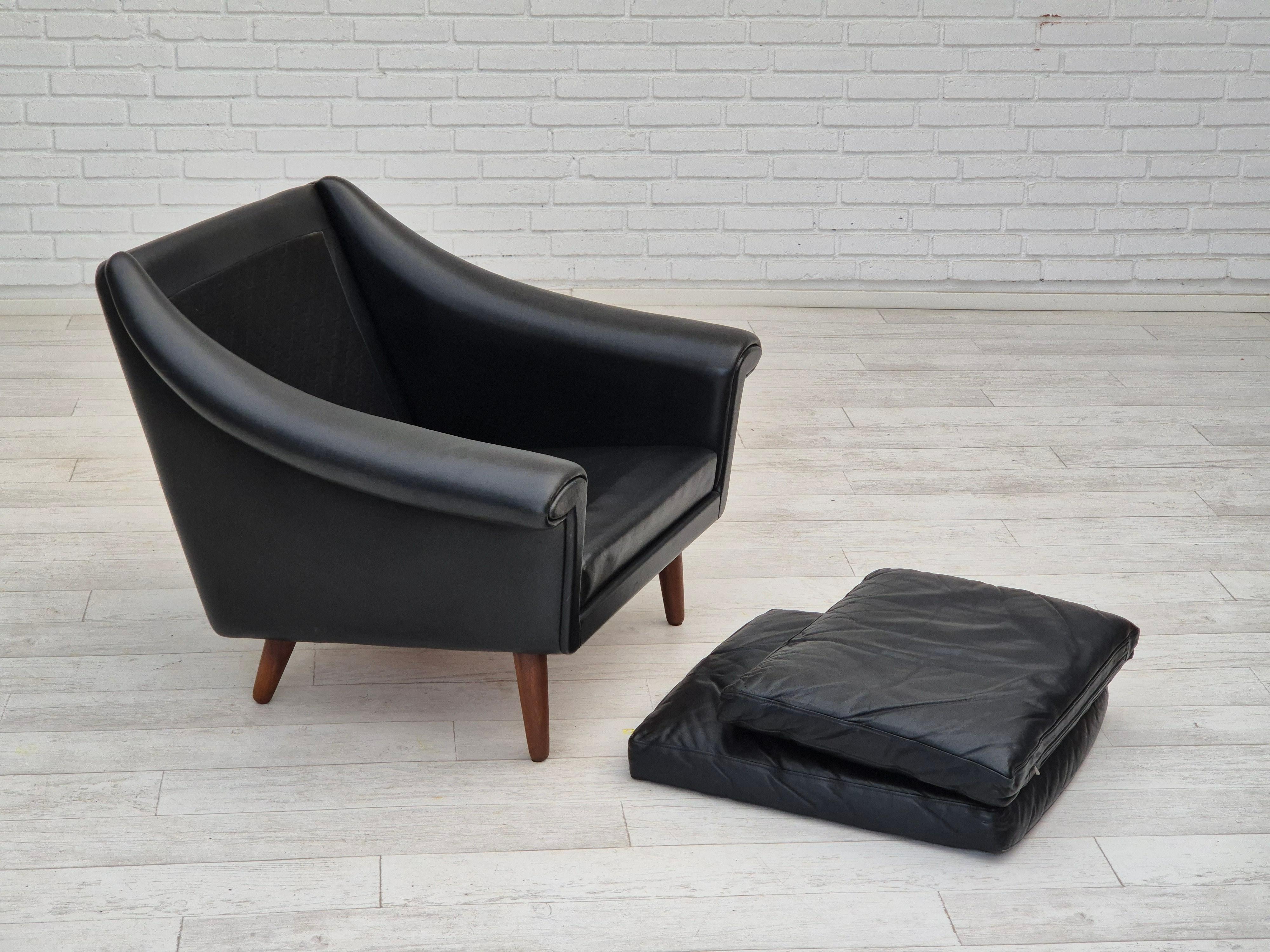 1960s, Danish design, Aage Christiansen for Erhardsen & Andersen, lounge chairs. For Sale 10