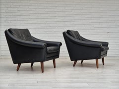 1960s, Danish design, Aage Christiansen for Erhardsen & Andersen, lounge chairs.