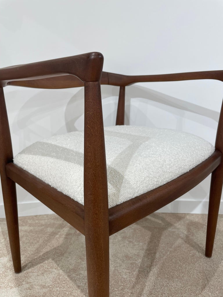Curated visual reference: 1960S Danish Design And Scandinavian Style Wooden And Bouclé Fabric Photo Inspiration