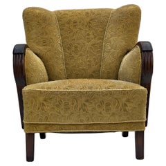 1960s, Danish design, armchair, original condition, furniture fabric.