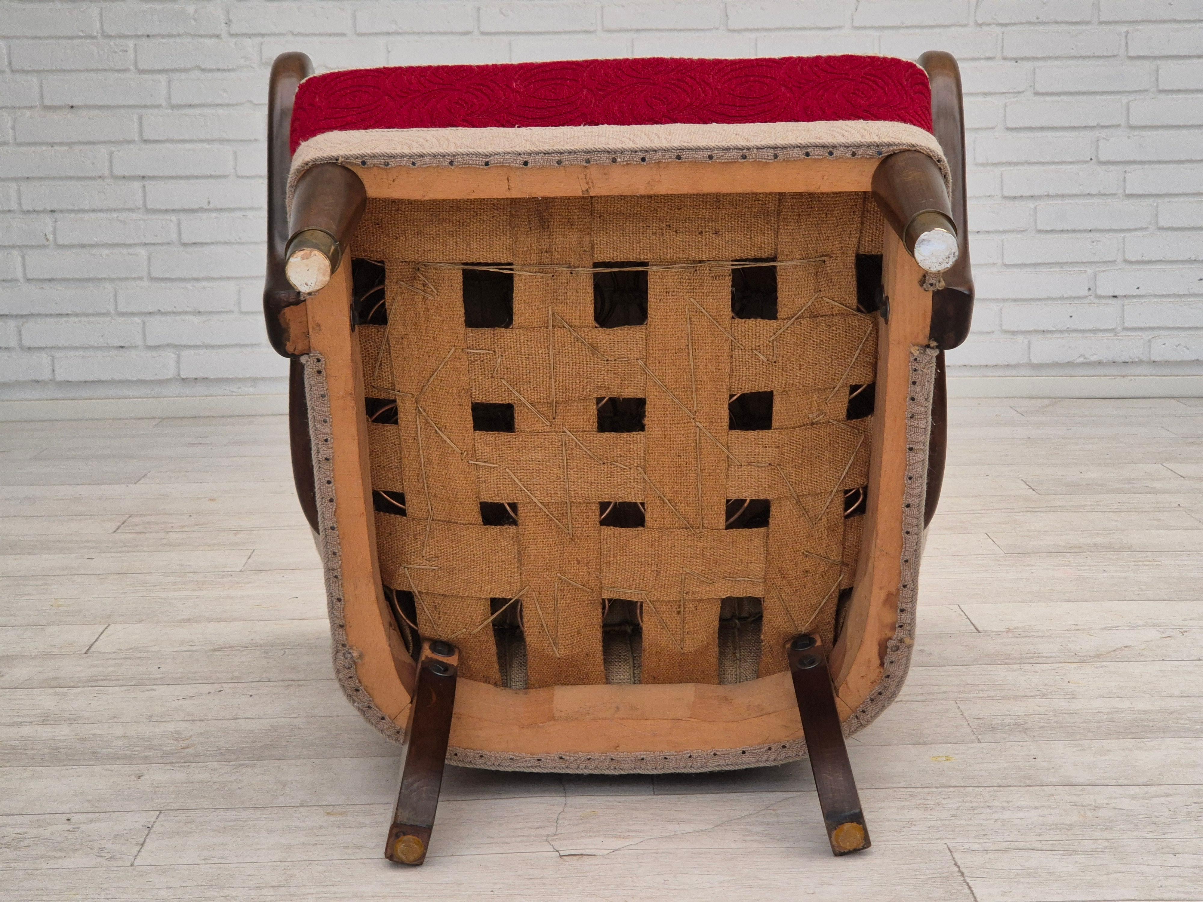 Des années 1960, design danois d'Alfred Christensen, fauteuil en état d'origine. en vente 7