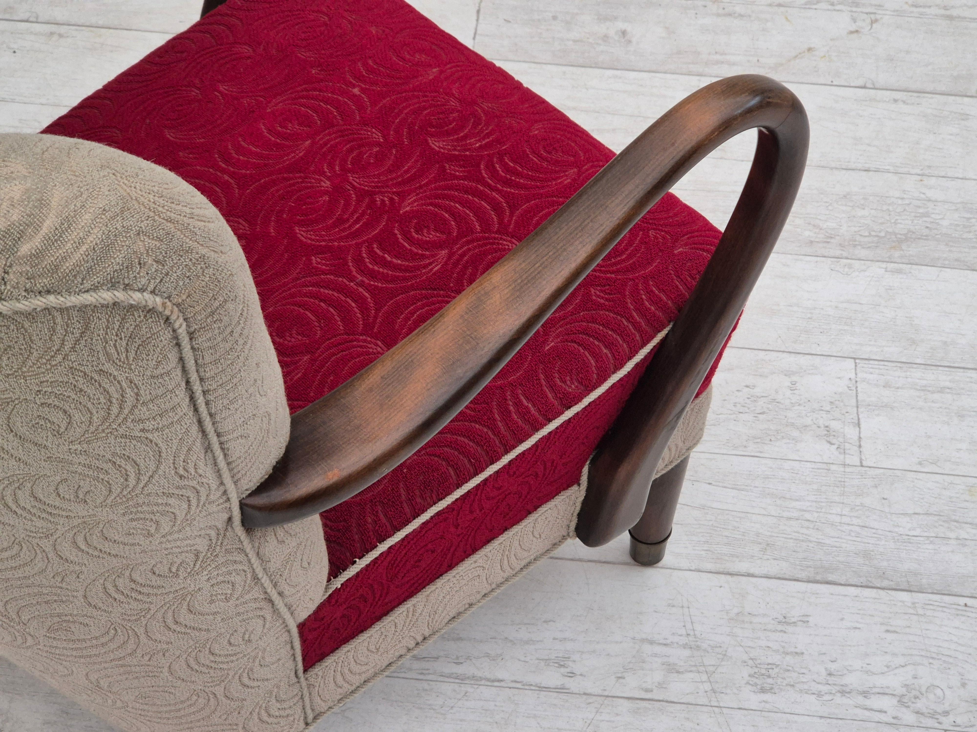Milieu du XXe siècle Des années 1960, design danois d'Alfred Christensen, fauteuil en état d'origine. en vente