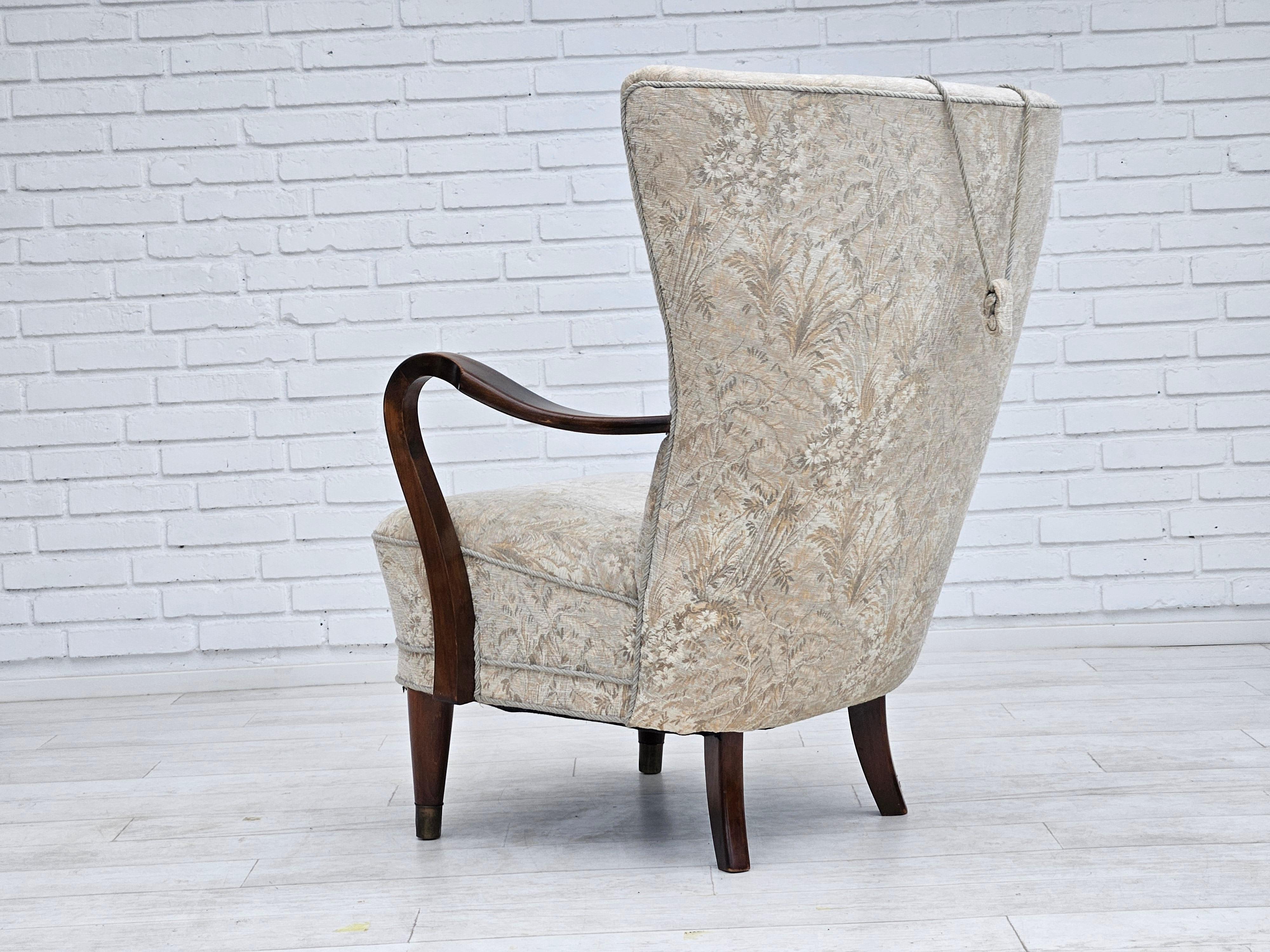 1960s, Danish design by Alfred Christensen for Slagelse Møbelværk, armchair. For Sale 8