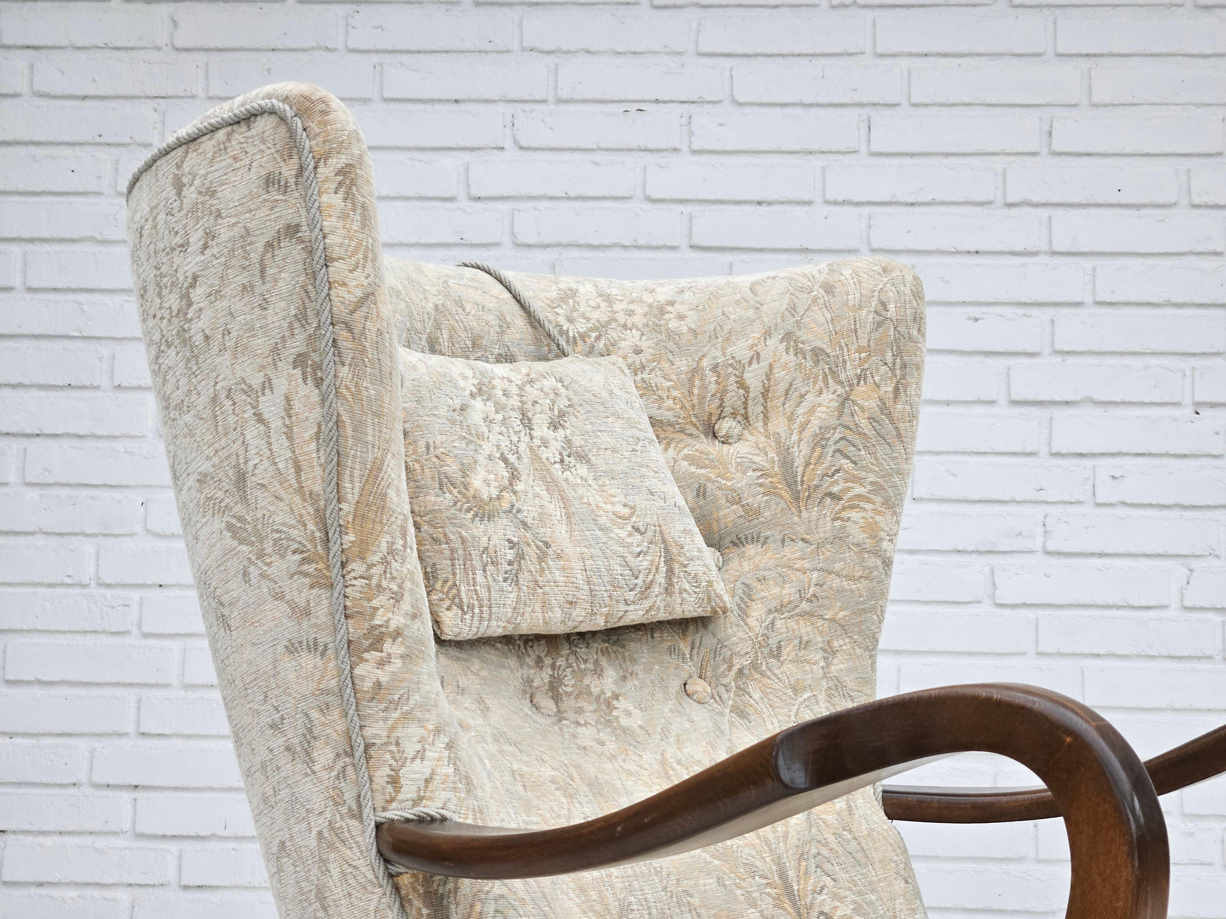 Années 1960, design danois d'Alfred Christensen pour Design/One, fauteuil. Bon état - En vente à Tarm, 82